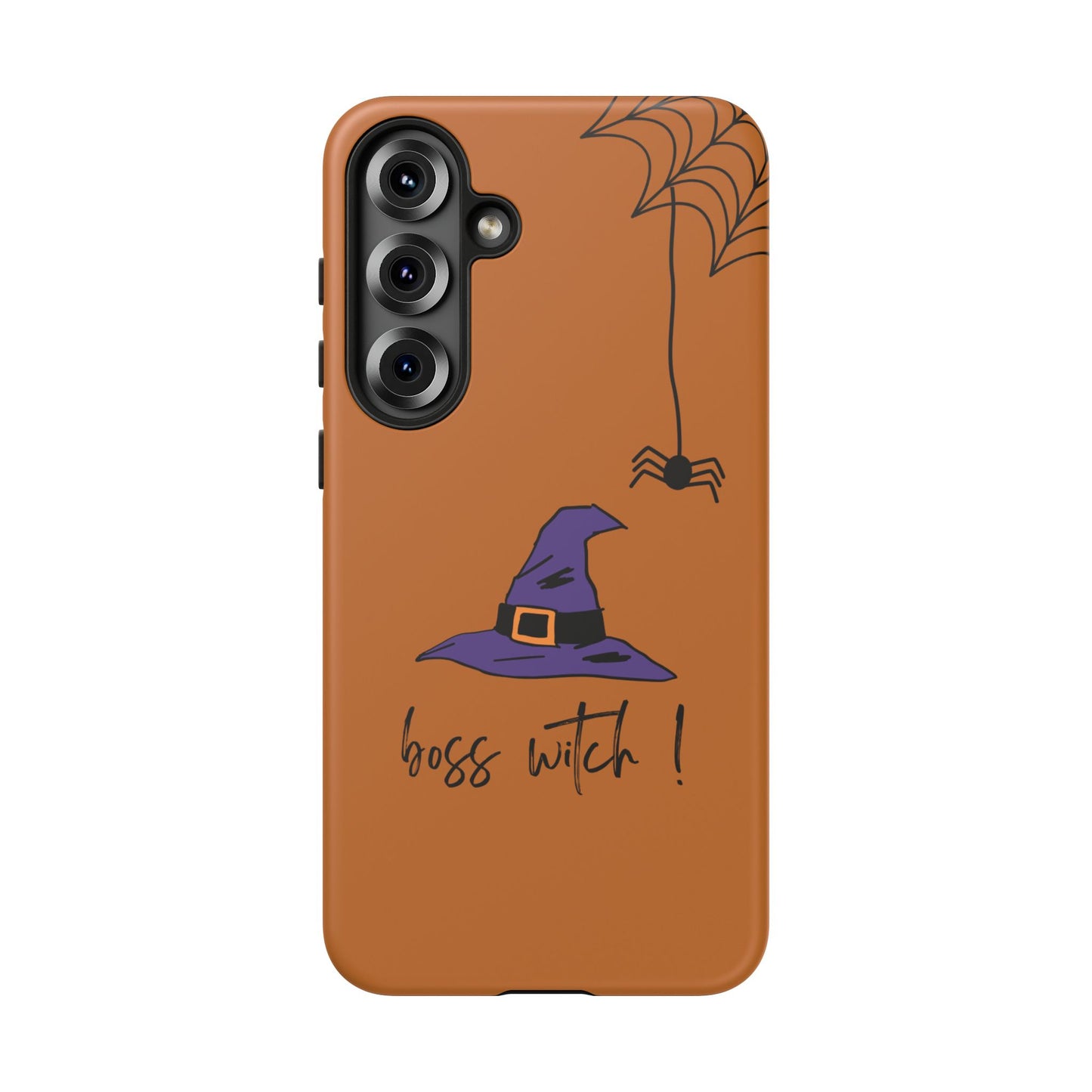 Halloween Phone Case, Boss Witch Phone Cover, Spooky Witch Design, Phone Accessory, Gift for Her, Autumn Decor, Witchy Aesthetic