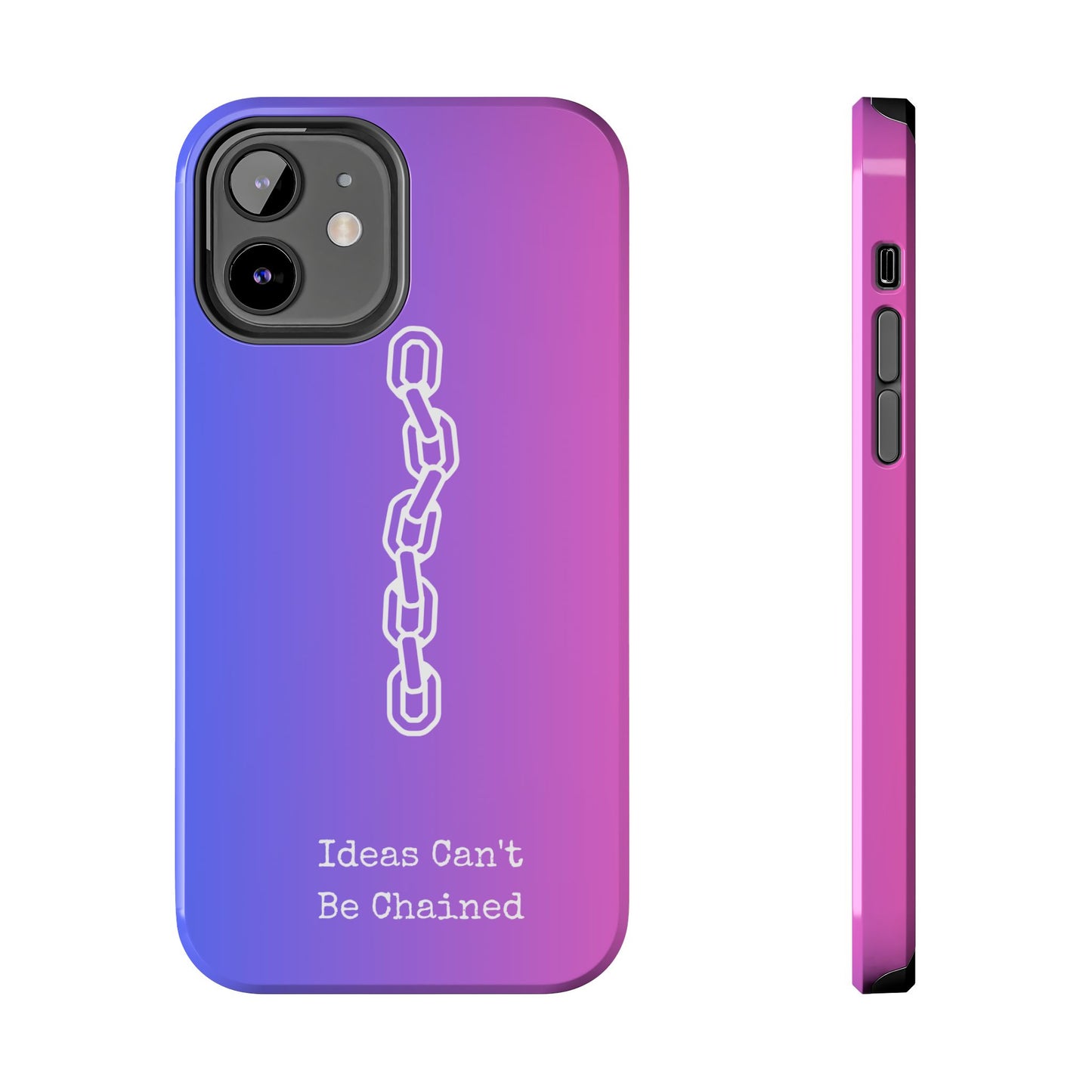 Inspirational, Motivational - Ideas Can't Be Chained Phone Cases