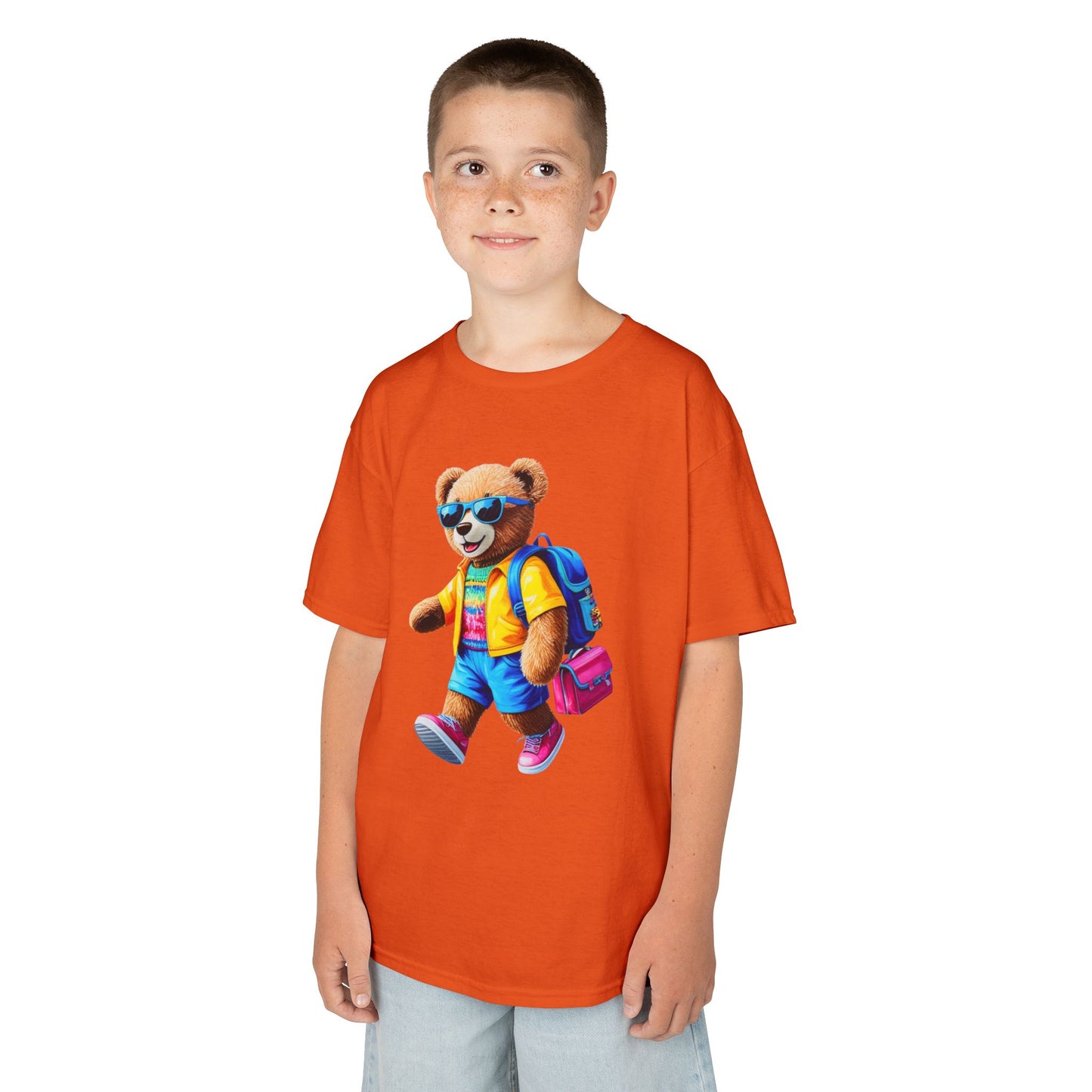 Cool Bear Kids Tee, Kids Cotton T-shirt, Cute Animal Shirt, Back to School Tee, Fun Bear Graphic Tee