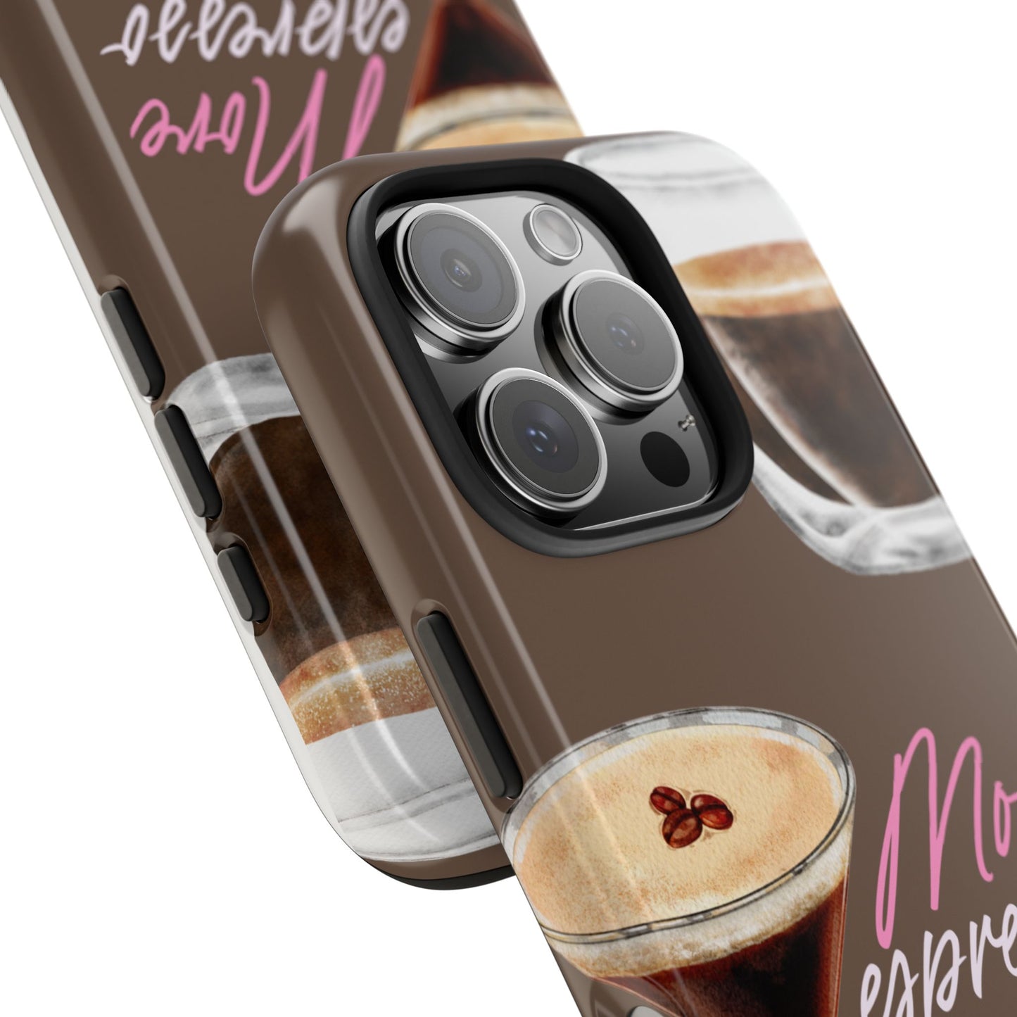 Stylish Coffee Phone Case, Espresso Lovers Gift, Cute Tough Case, Coffee Aesthetic, Phone Accessory for Baristas