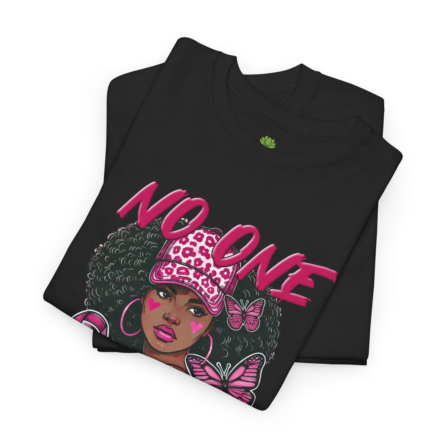 Empowerment Unisex Heavy Cotton Tee - "No One Fights Alone"