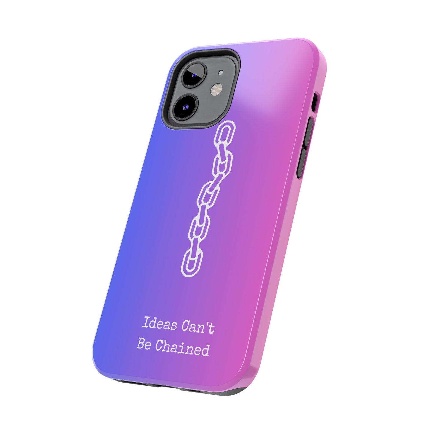 Inspirational, Motivational - Ideas Can't Be Chained Phone Cases
