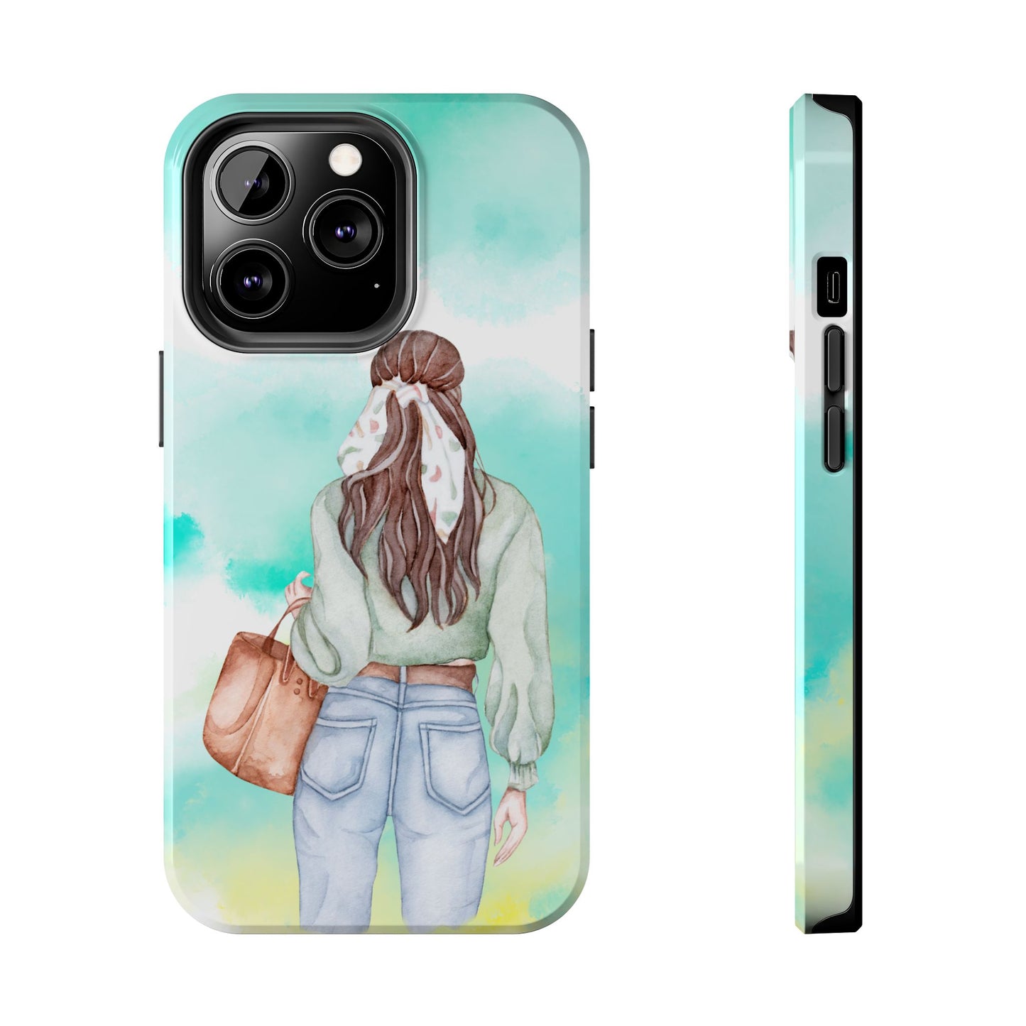 Whimsical Woman Tough Phone Case