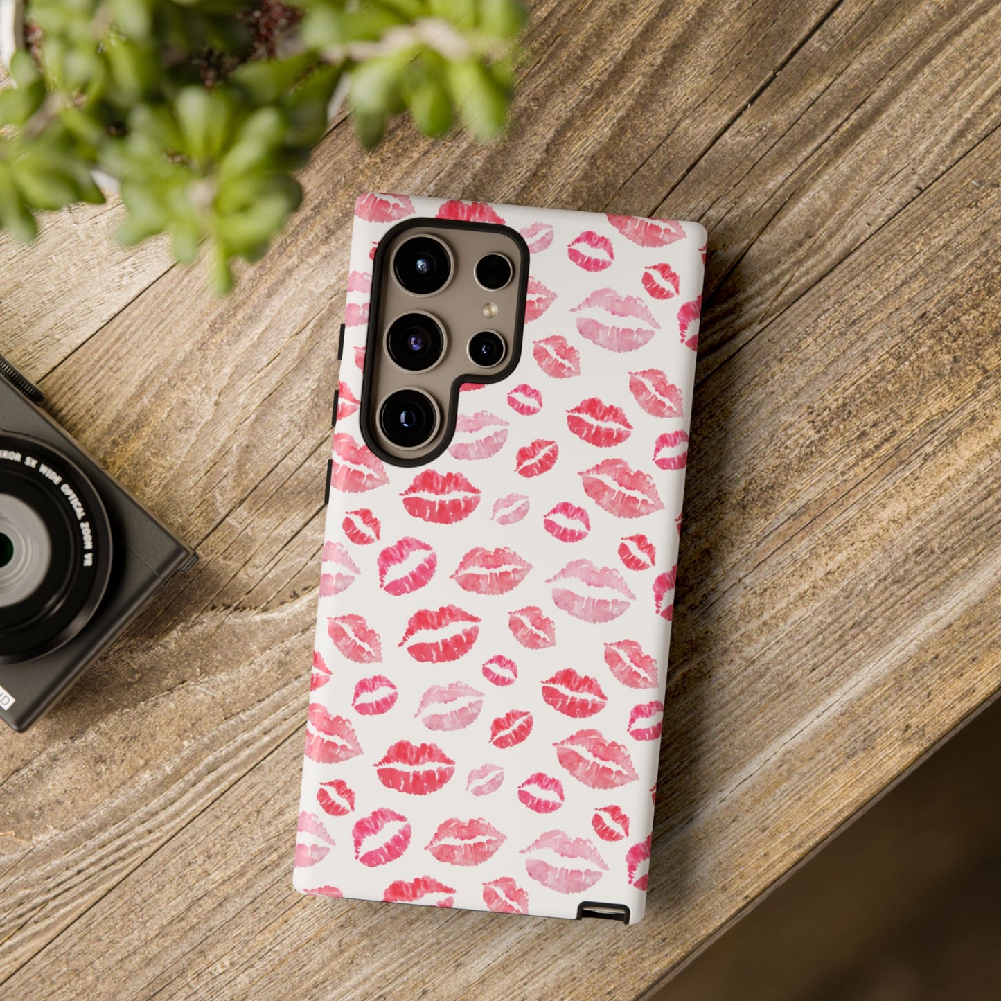 Kiss Pattern Tough Phone Cases, Cute, Unique for Samsung