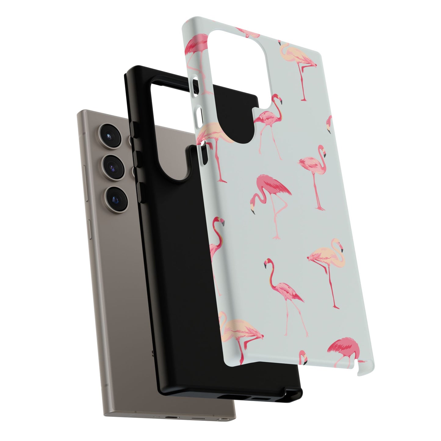 Stylish Flamingo, Summer Vibes Tough Phone Case for Samsung