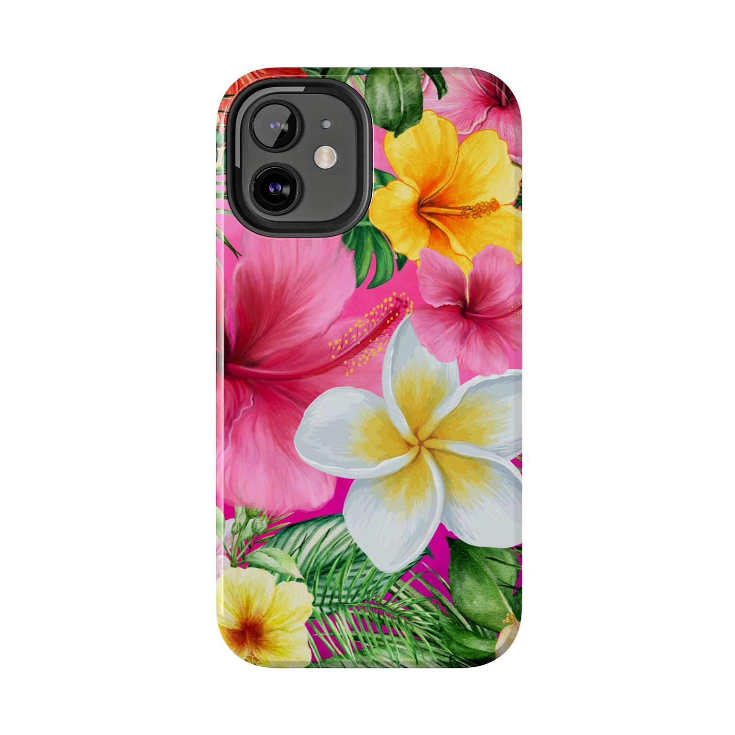 Tropical Floral Phone Case - Tough, Durable, Chic Protection, Summer Vibes, Gift for Her
