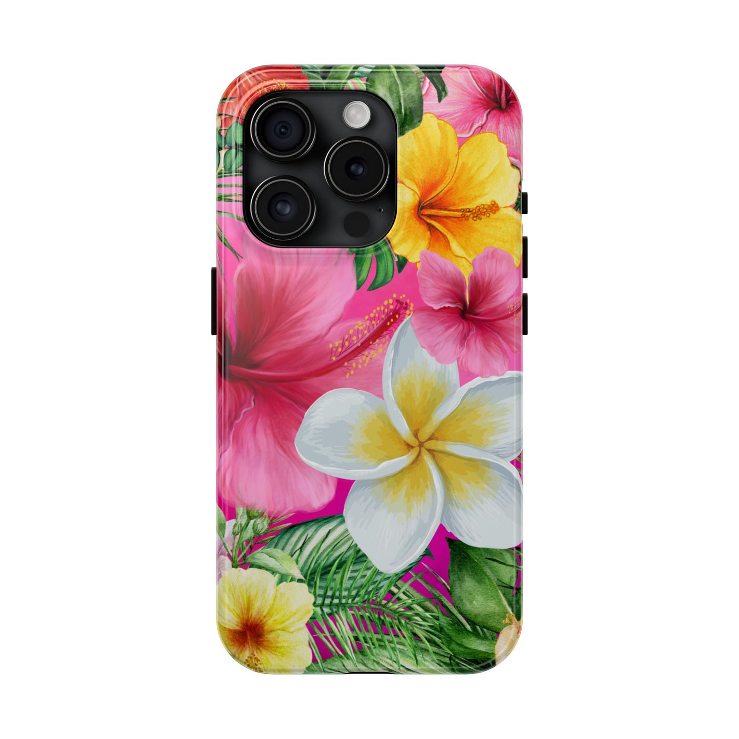 Tropical Floral Phone Case - Tough, Durable, Chic Protection, Summer Vibes, Gift for Her