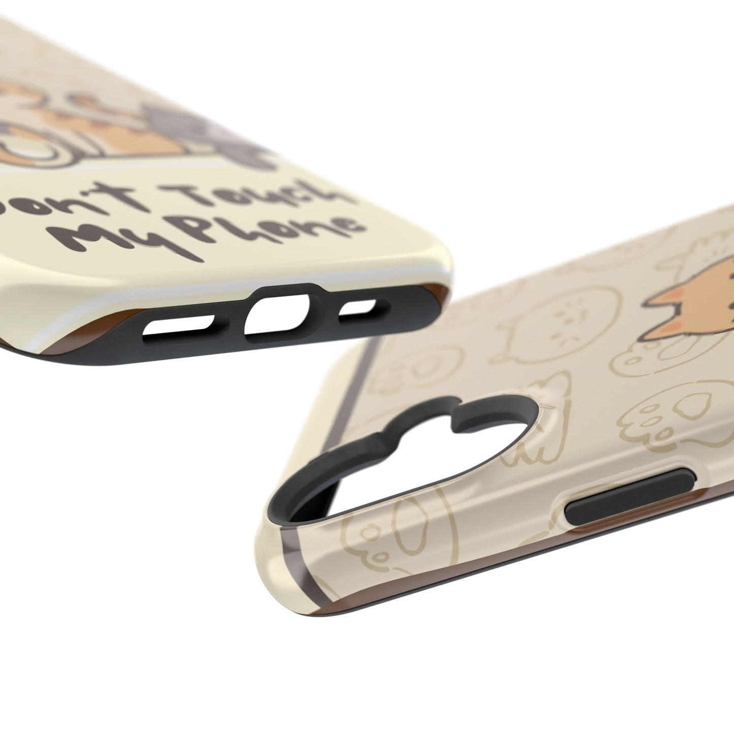 Cute Cat Tough MAGNETIC Phone Case - Don’t Touch My Phone!