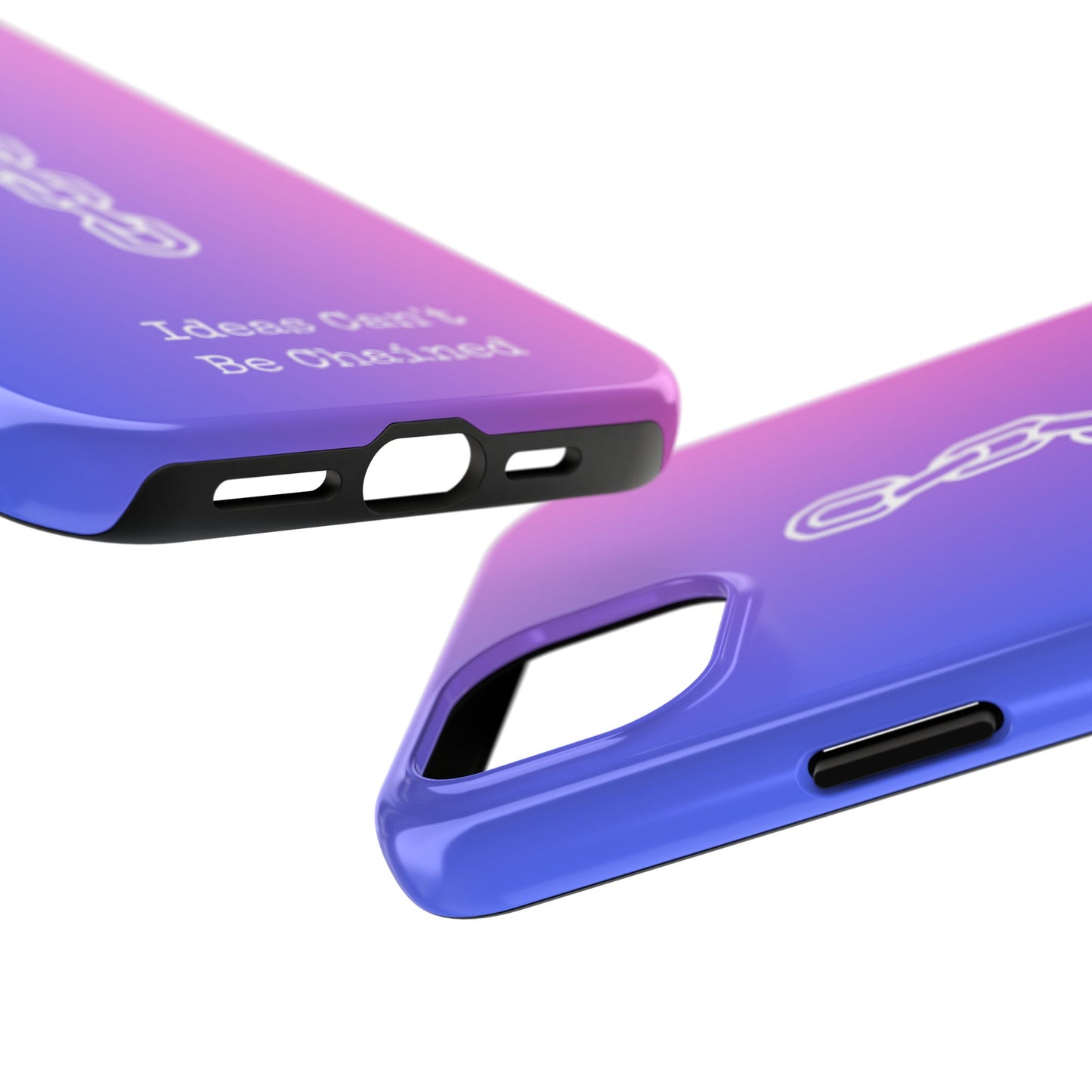 Inspirational, Motivational - Ideas Can't Be Chained Phone Cases
