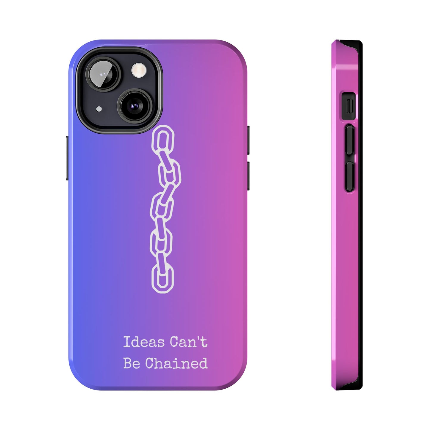Inspirational, Motivational - Ideas Can't Be Chained Phone Cases