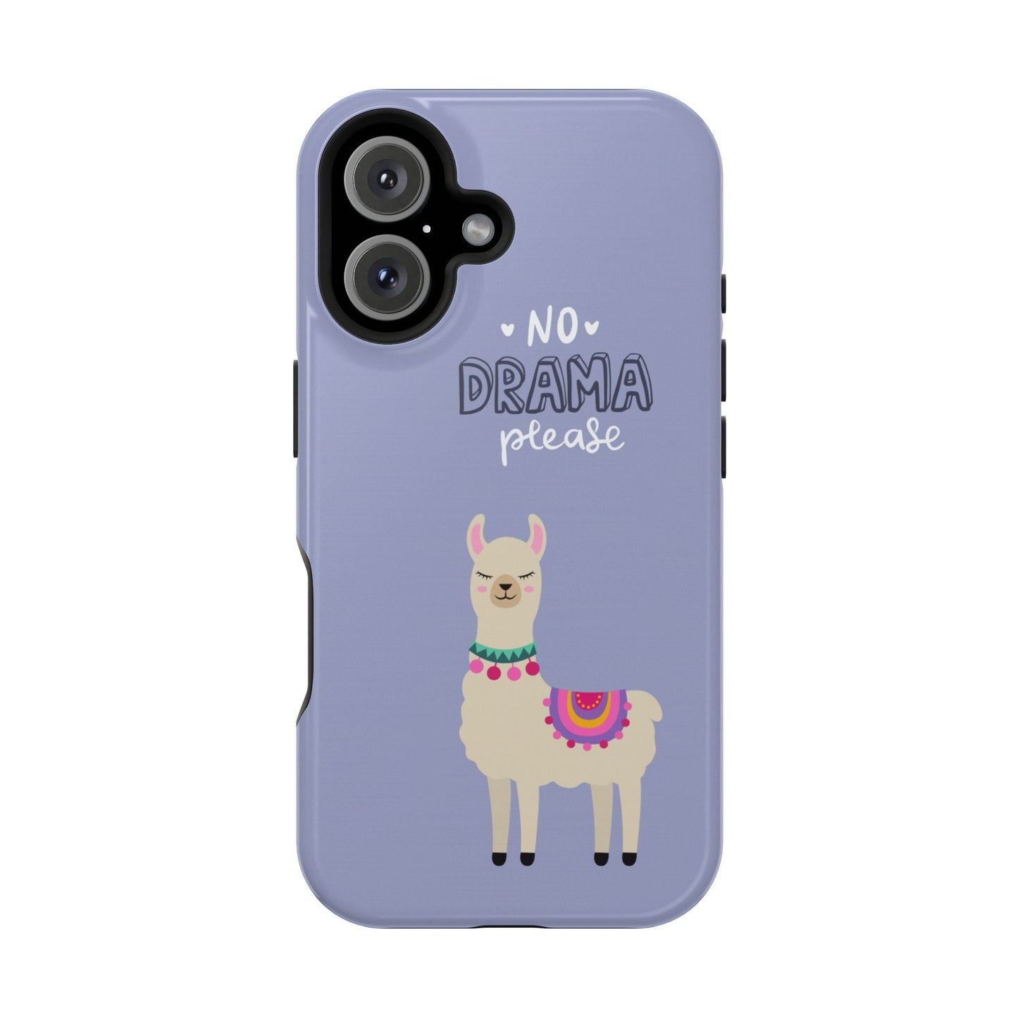 Cute Llama - No Drama MAGNETIC Tough Phone Case