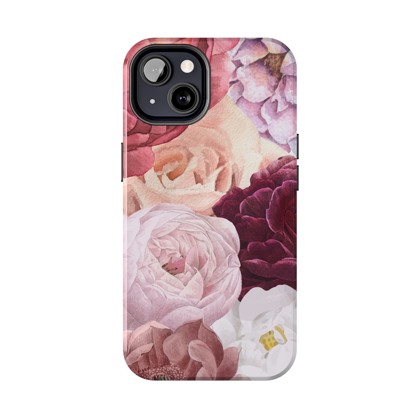Elegant Protection for Every Occasion Floral Tough Phone Case