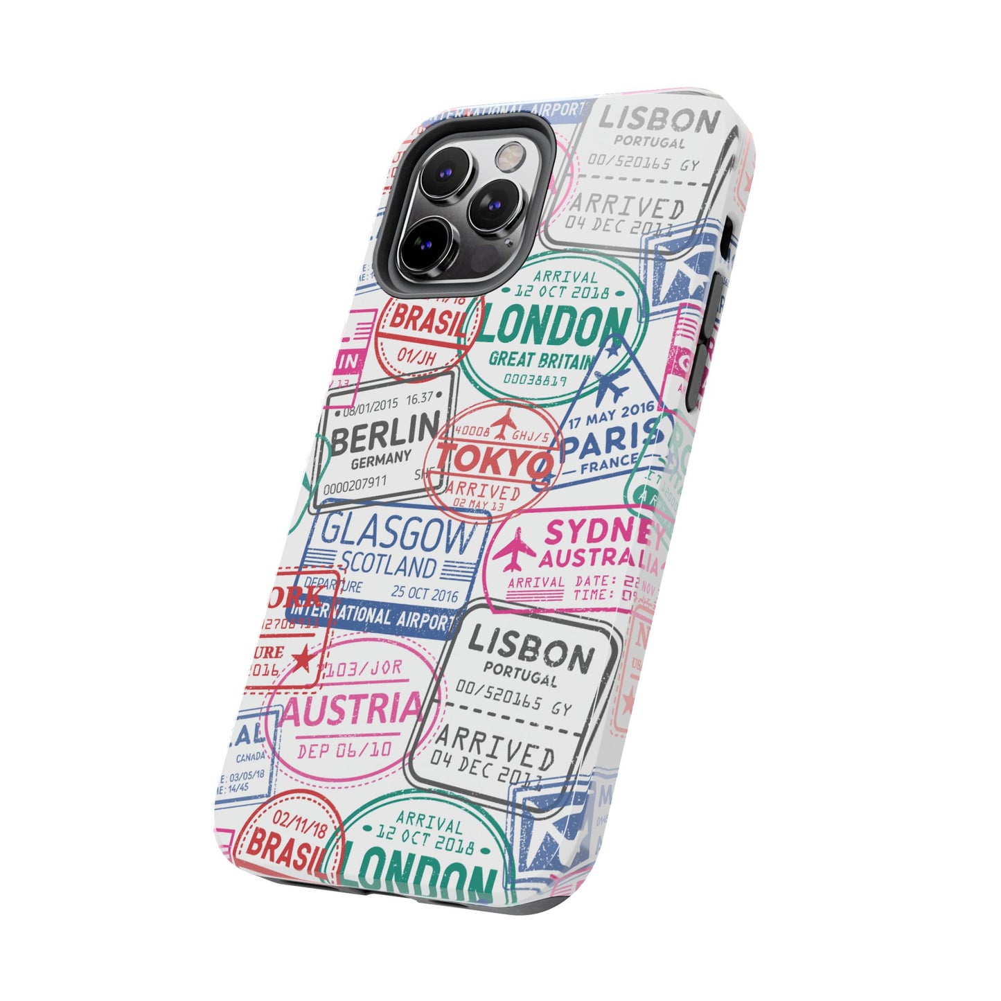 Travel-Inspired, Passport, Travelers, Adventure Stamp, Unique Phone Case