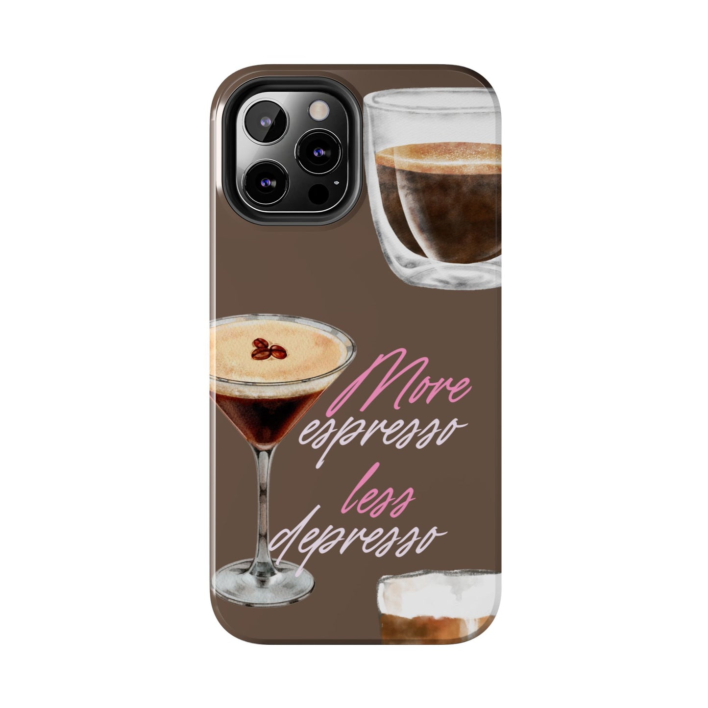 Stylish Coffee Phone Case, Espresso Lovers Gift, Cute Tough Case, Coffee Aesthetic, Phone Accessory for Baristas