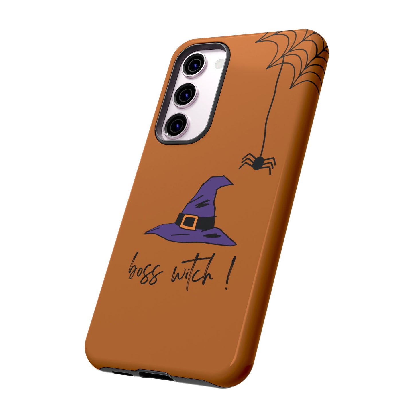 Halloween Phone Case, Boss Witch Phone Cover, Spooky Witch Design, Phone Accessory, Gift for Her, Autumn Decor, Witchy Aesthetic