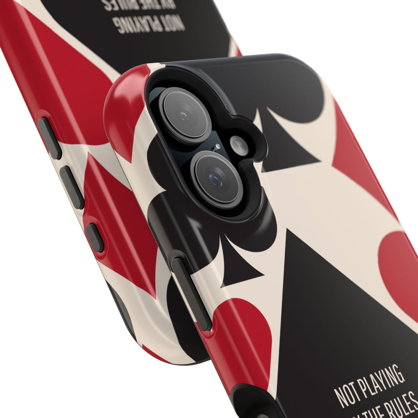 Bold Playing Card Tough Phone Case - Not Playing by the Rules for Iphone