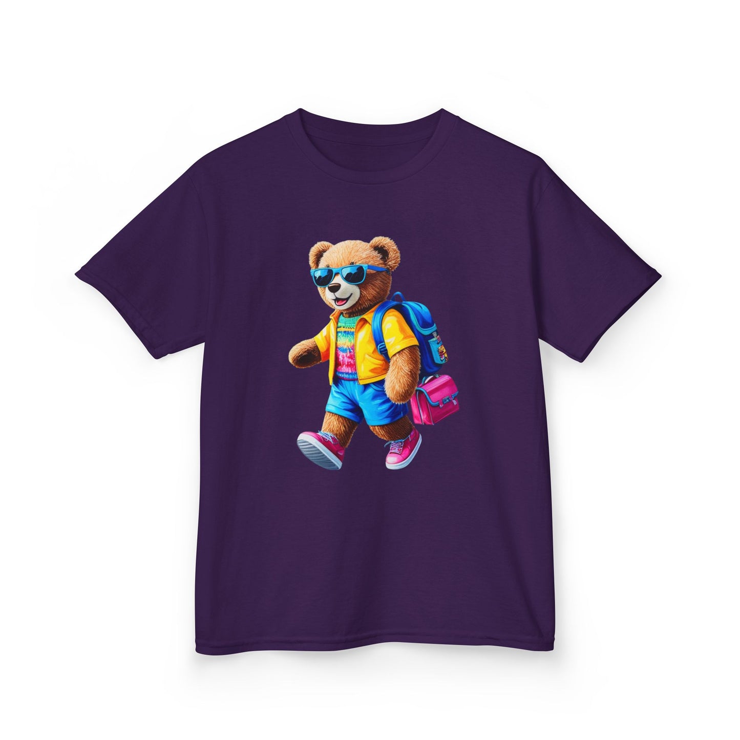 Cool Bear Kids Tee, Kids Cotton T-shirt, Cute Animal Shirt, Back to School Tee, Fun Bear Graphic Tee