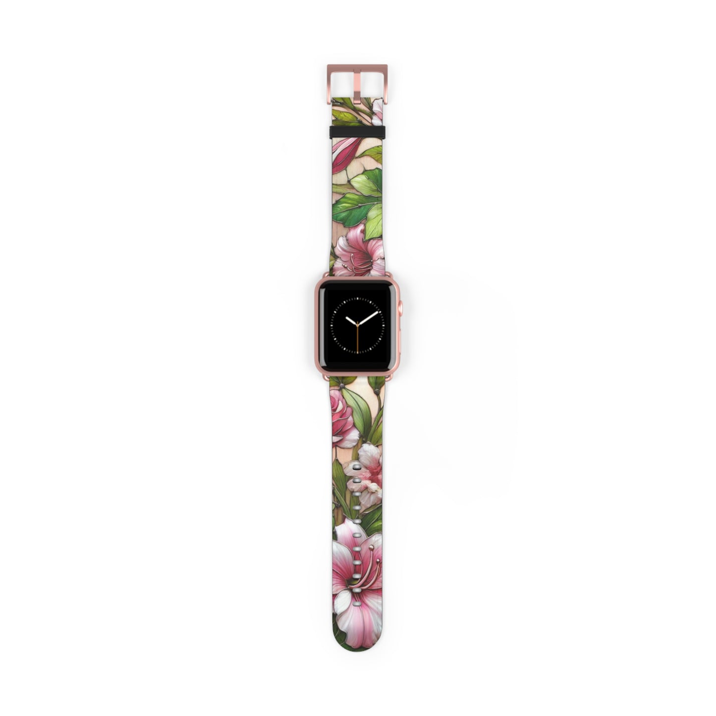 Floral Watch Band - Vibrant Bloom Design for Smartwatches