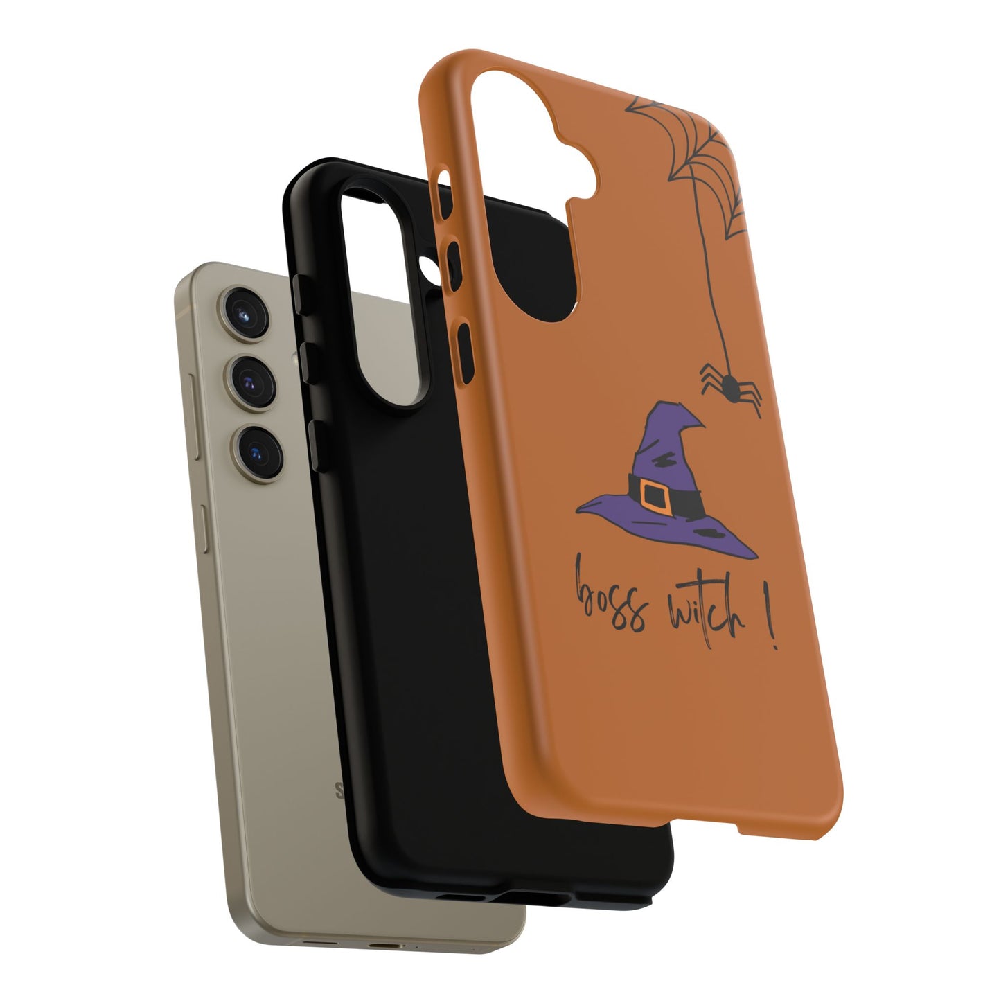 Halloween Phone Case, Boss Witch Phone Cover, Spooky Witch Design, Phone Accessory, Gift for Her, Autumn Decor, Witchy Aesthetic