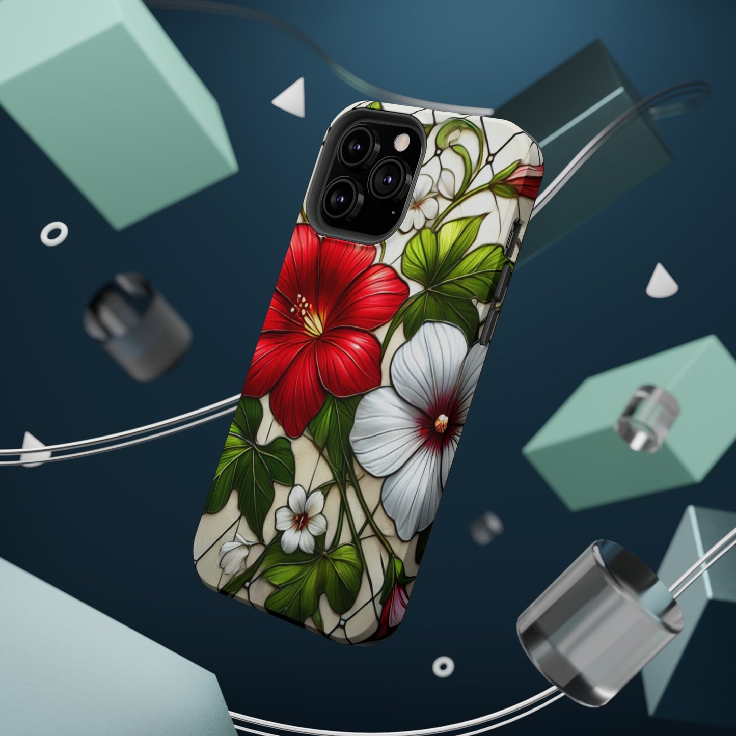 Floral MAGNETIC Phone Case - Vibrant Phone Protection - Great Gift