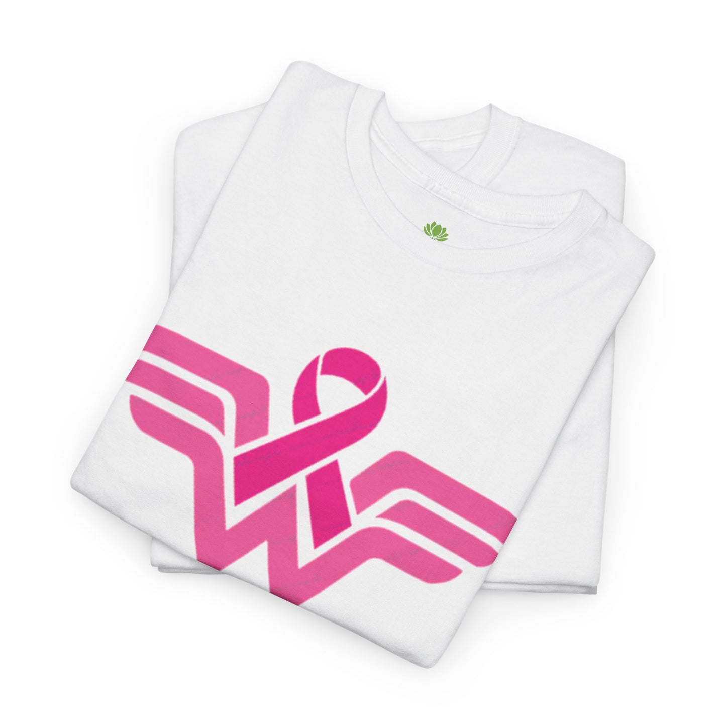 Pink Ribbon Wonder Woman Breast Cancer Awareness Unisex Cotton Tee
