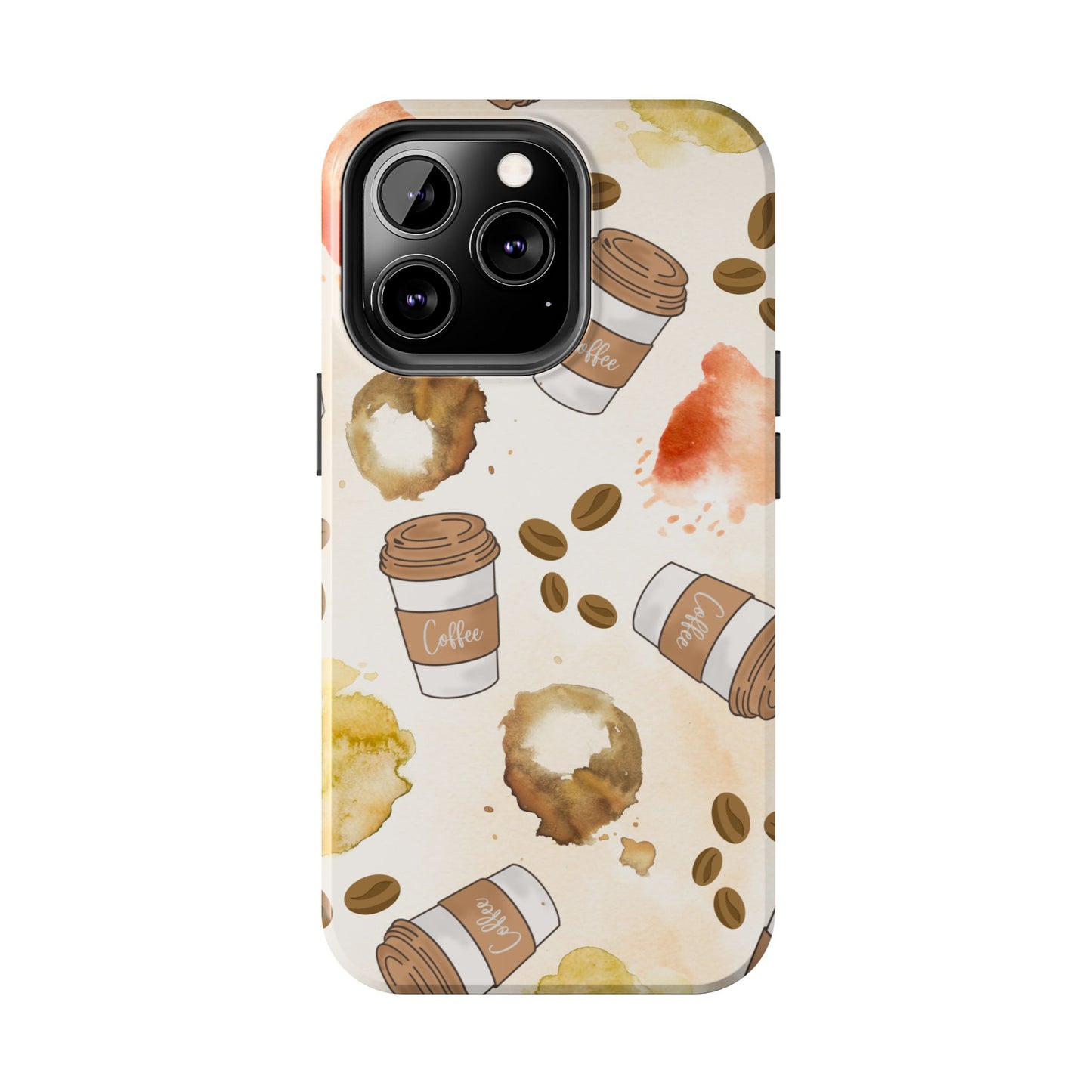 Cute, Trendy, Coffee Lover, Barista Tough Phone Cases for Iphone