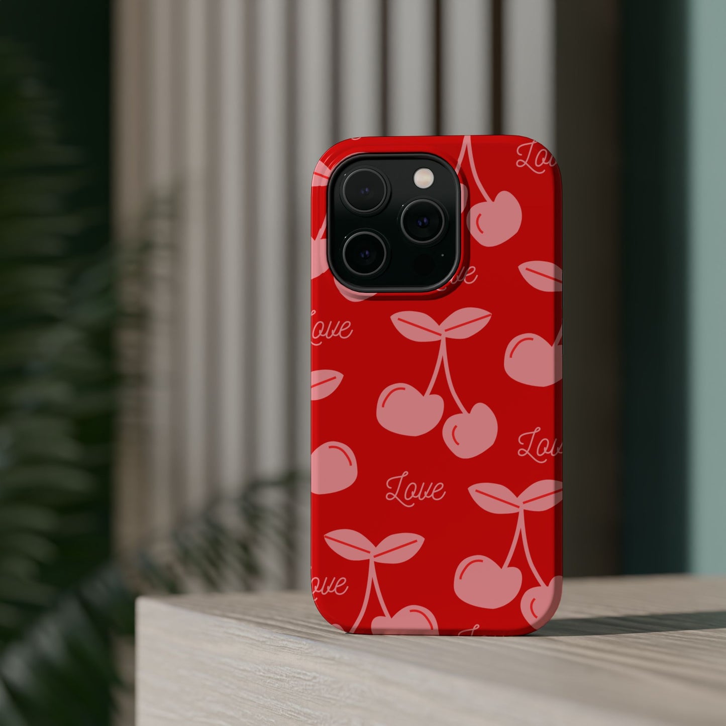 Cherry Love MAGNETIC Tough Cases, Cute Protection, Gift for Her, Valentine's Day