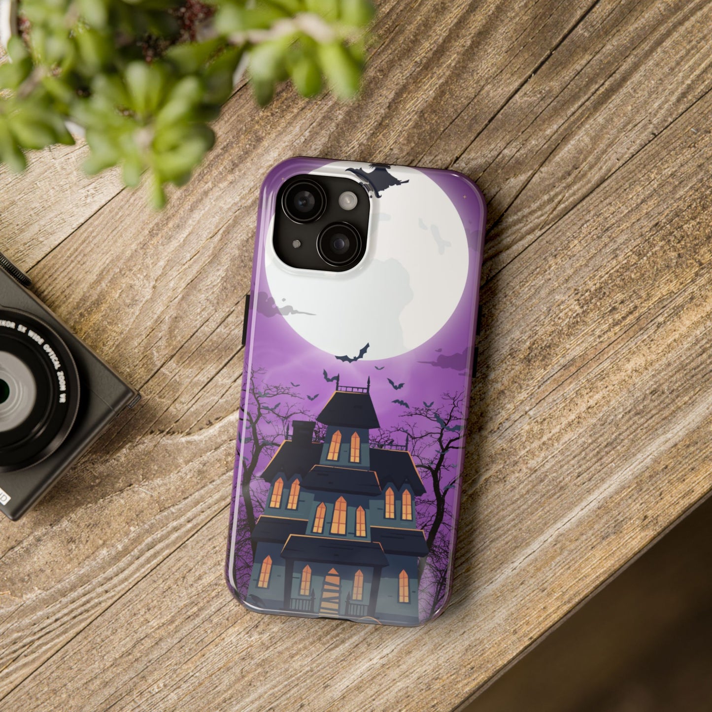 Halloween Haunted, Spooky House, Witchy Vibe Phone Case for Iphone