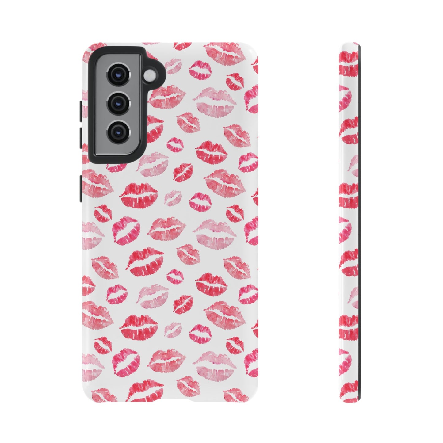 Kiss Pattern Tough Phone Cases, Cute, Unique for Samsung
