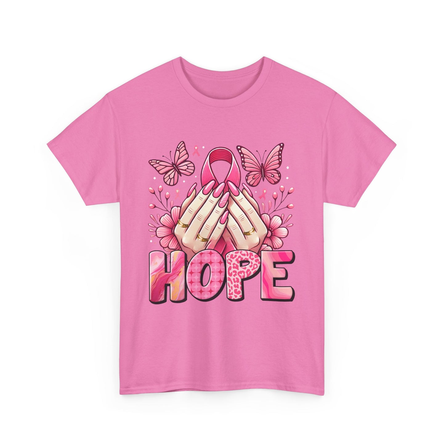 Hopeful Butterflies Unisex Heavy Cotton Tee