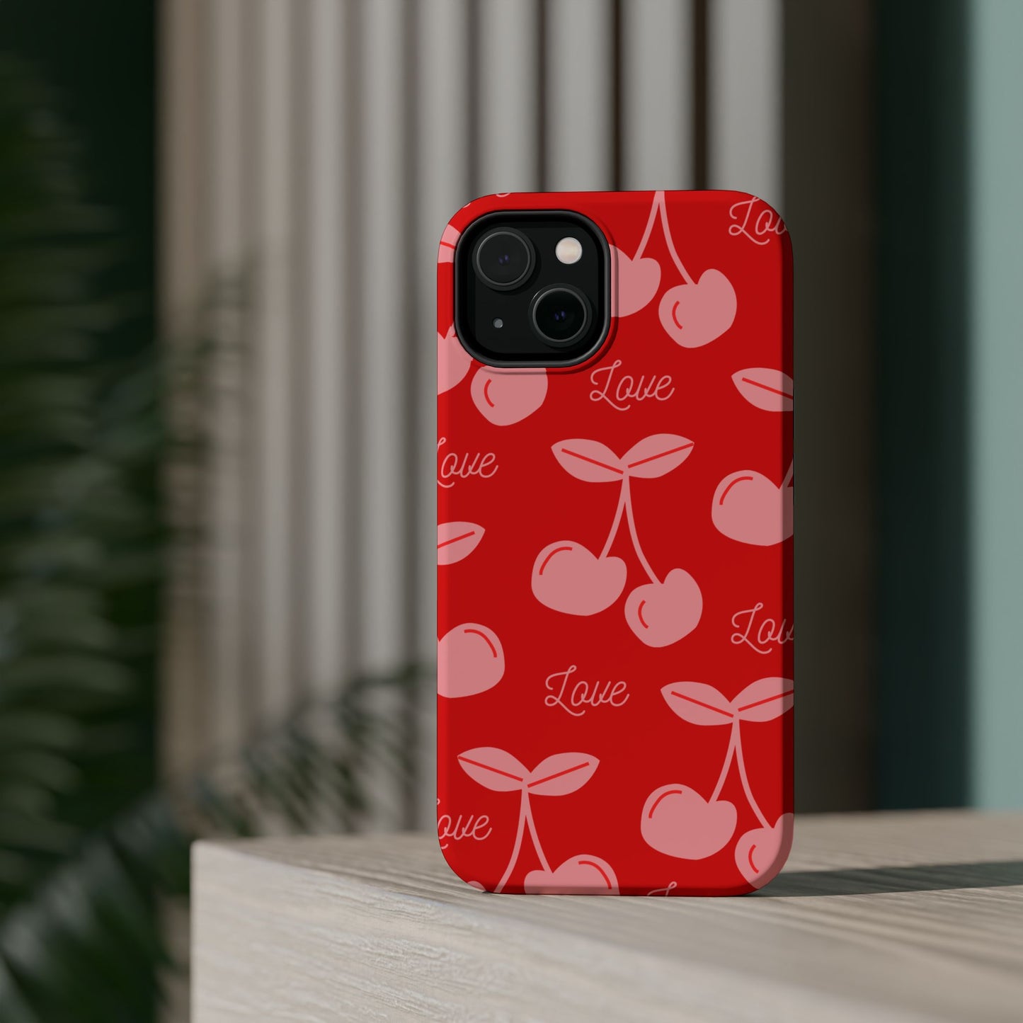 Cherry Love MAGNETIC Tough Cases, Cute Protection, Gift for Her, Valentine's Day