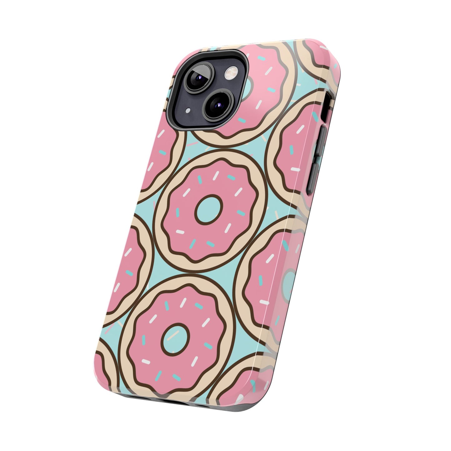Cute Donut Pattern Tough Phone Case