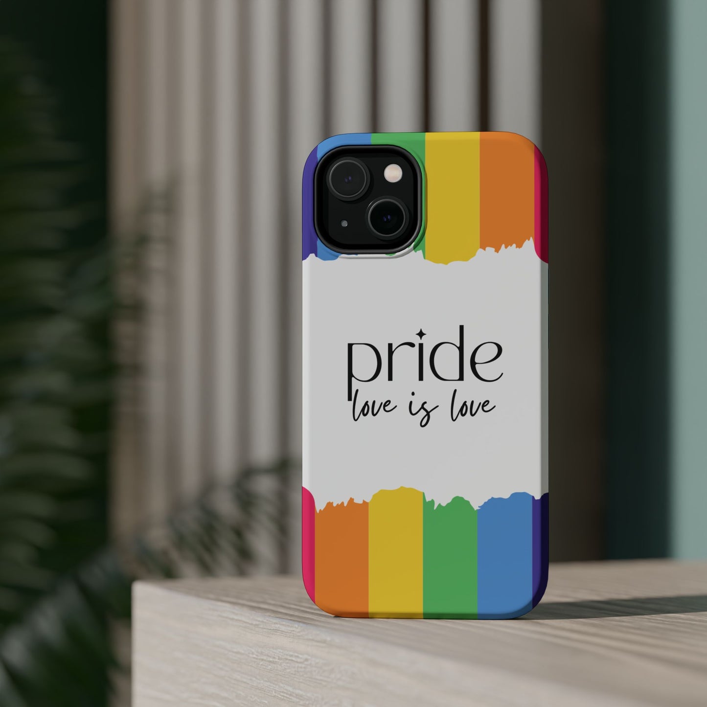 Pride - Love is Love, LGBTQ+, Rainbow Tough Phone Case