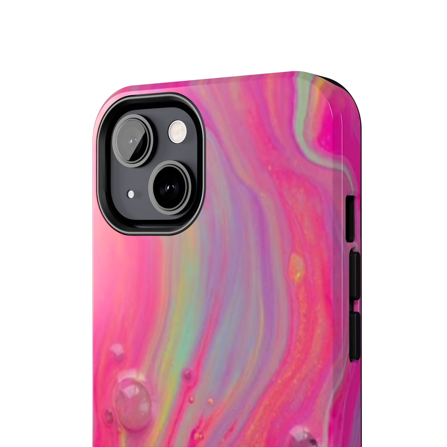 Colorful Swirl Futuristic Tough Phone Case, Stylish Durable Cover for Iphone