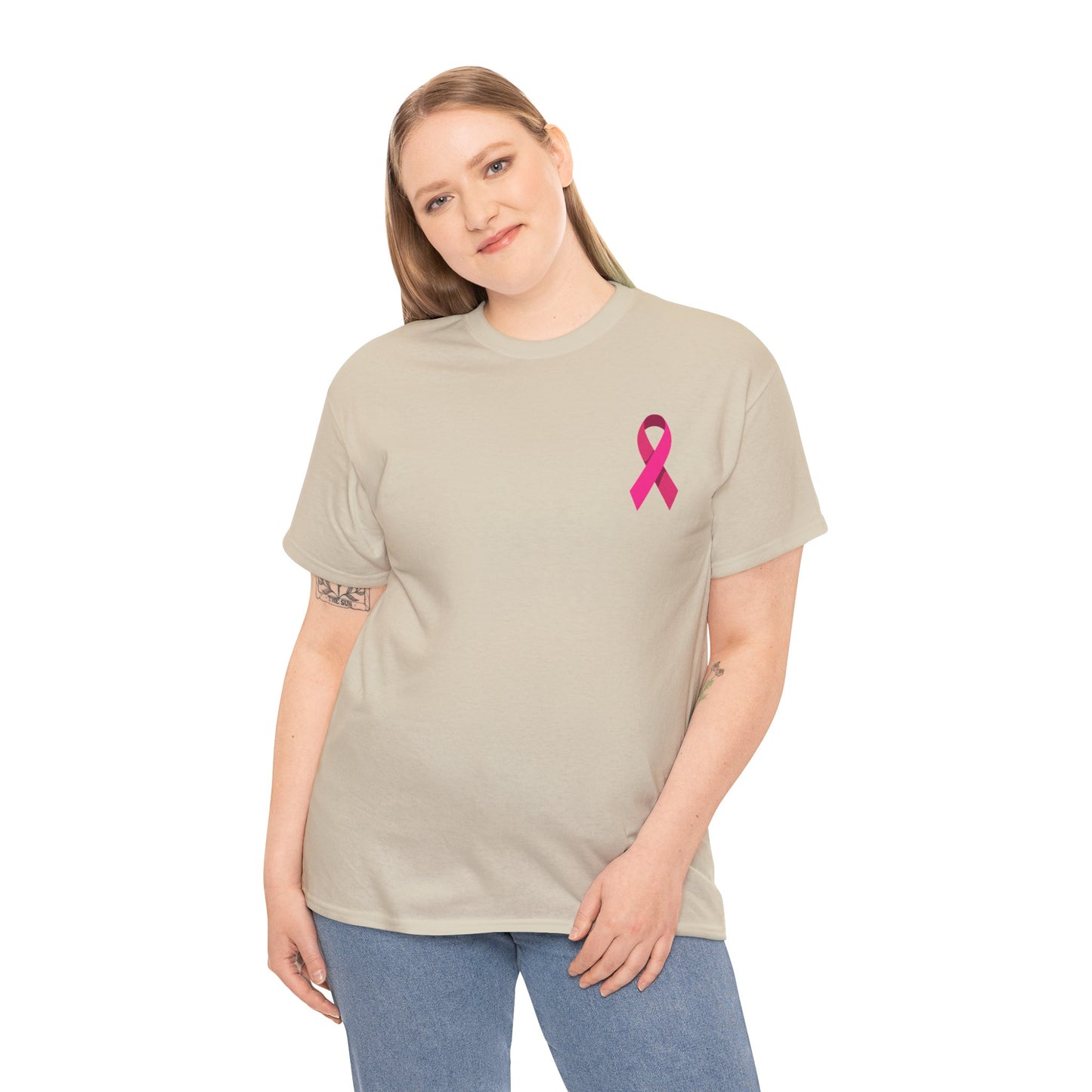 Her Fight Our Fight Unisex Cotton Tee – Support Breast Cancer Awareness
