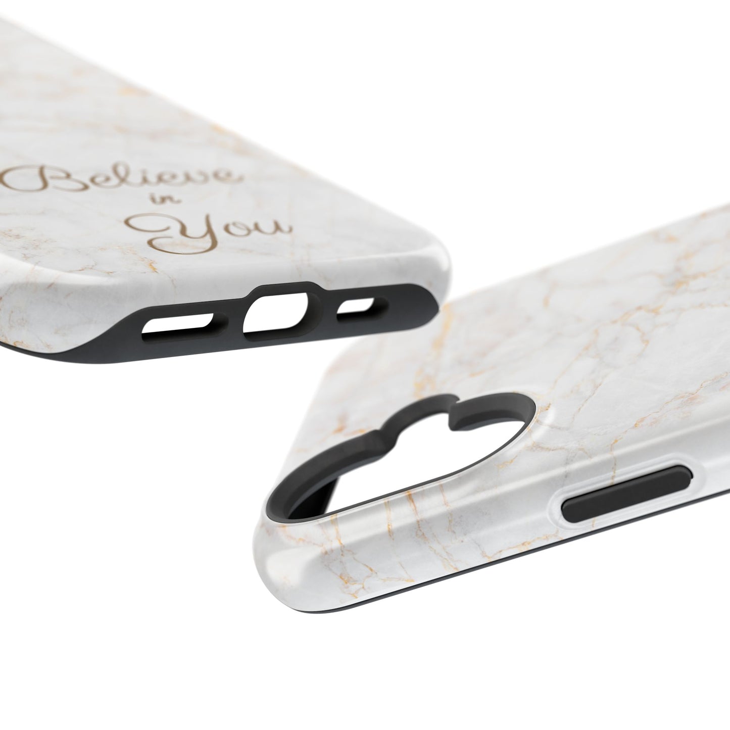 Elegant Motivational, Inspirational - Believe in You, Tough MAGNETIC Phone Case