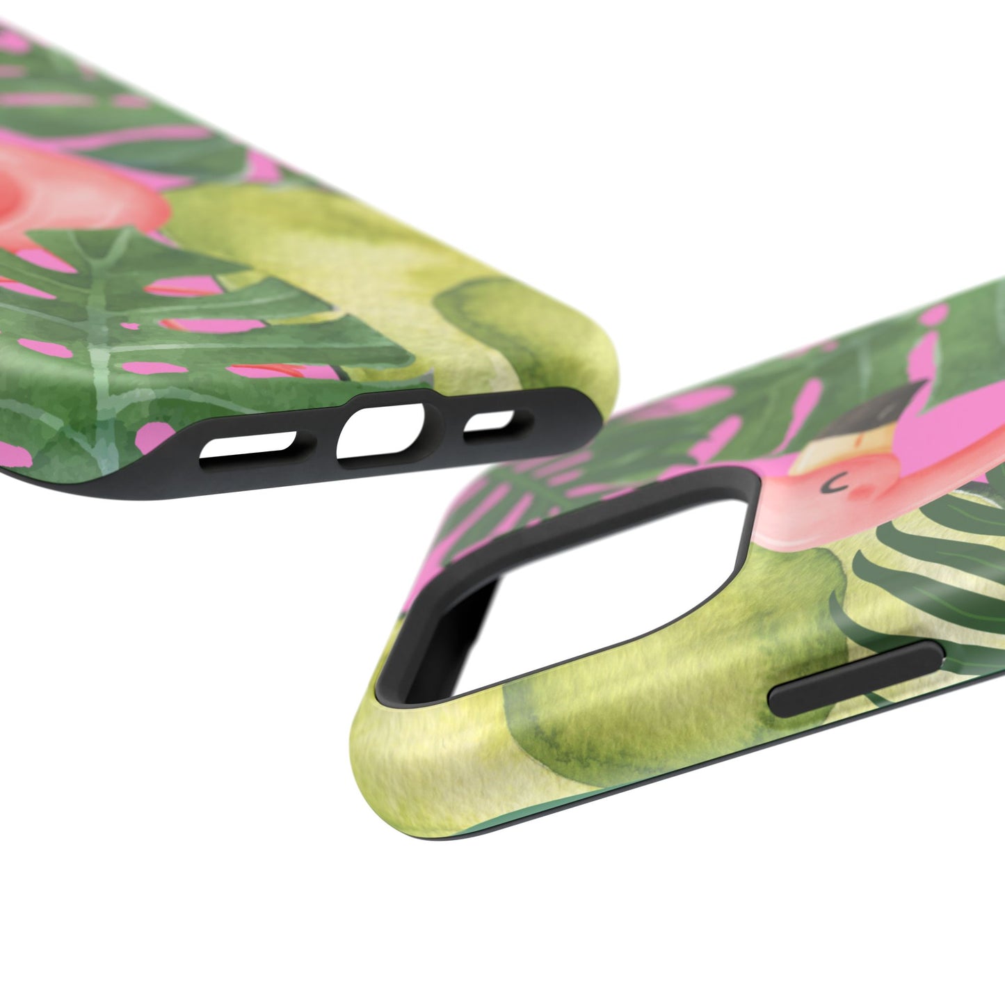 Tropical Flamingo, Cute, Summer Vibes MAGNETIC Tough Phone Case
