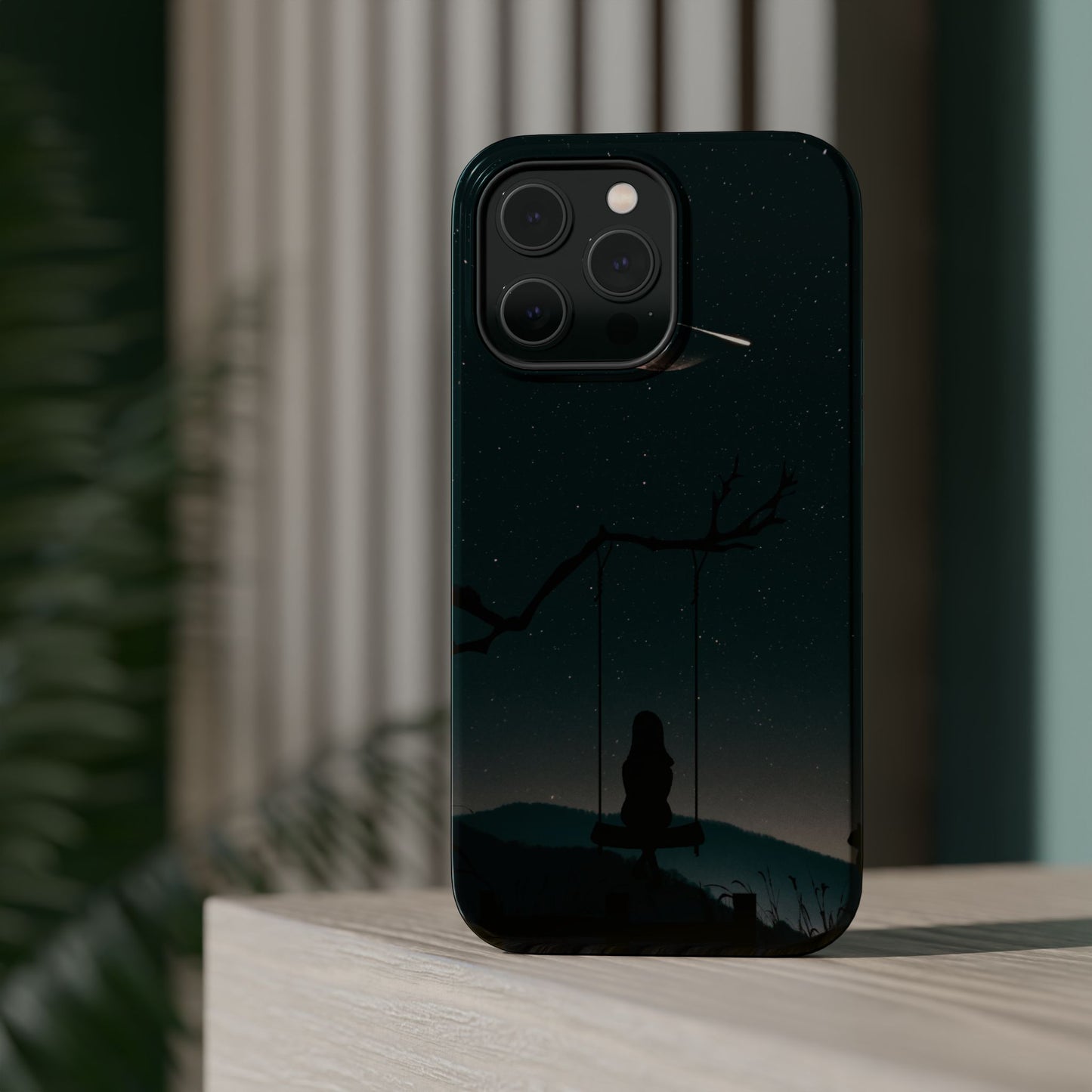 Dreamy Night Sky Tough Magnetic Phone Cases Unique Celestial Design for Iphone