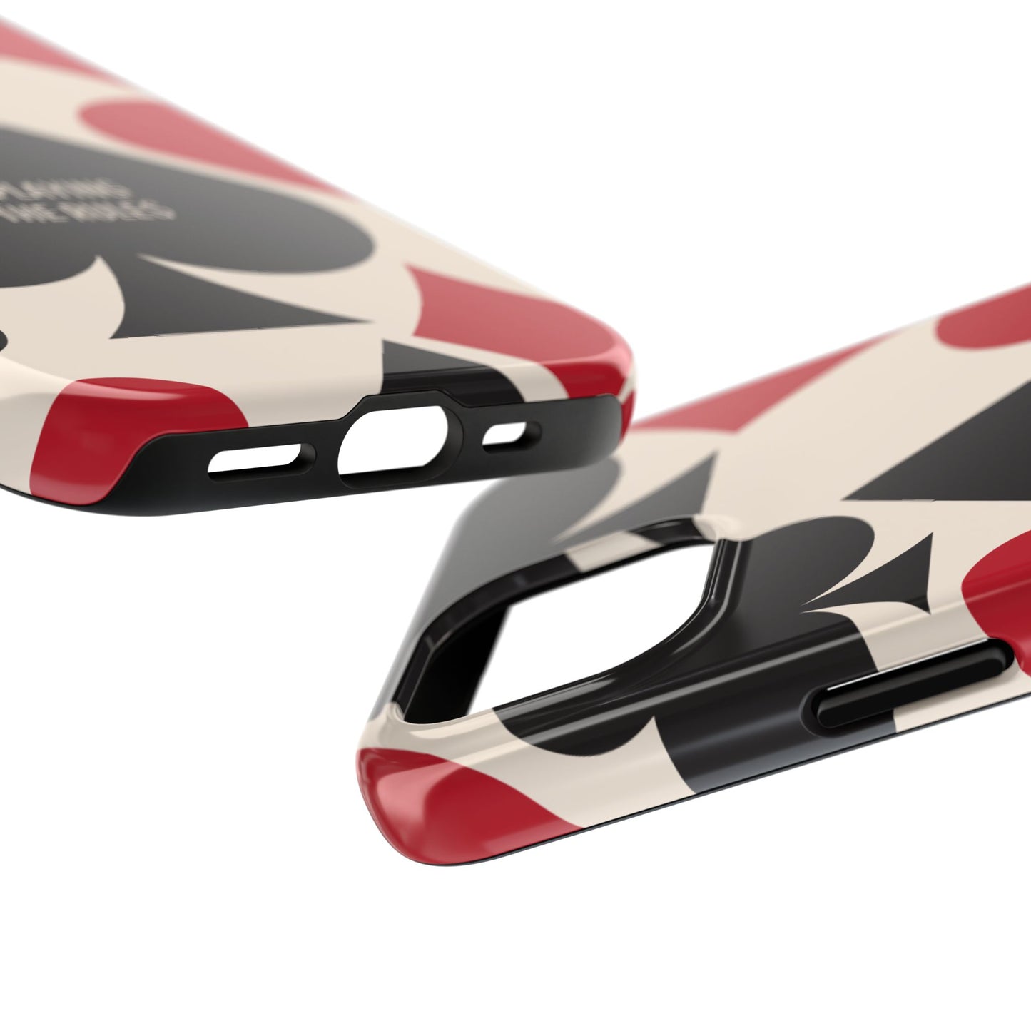 Bold Playing Card Tough Phone Case - Not Playing by the Rules