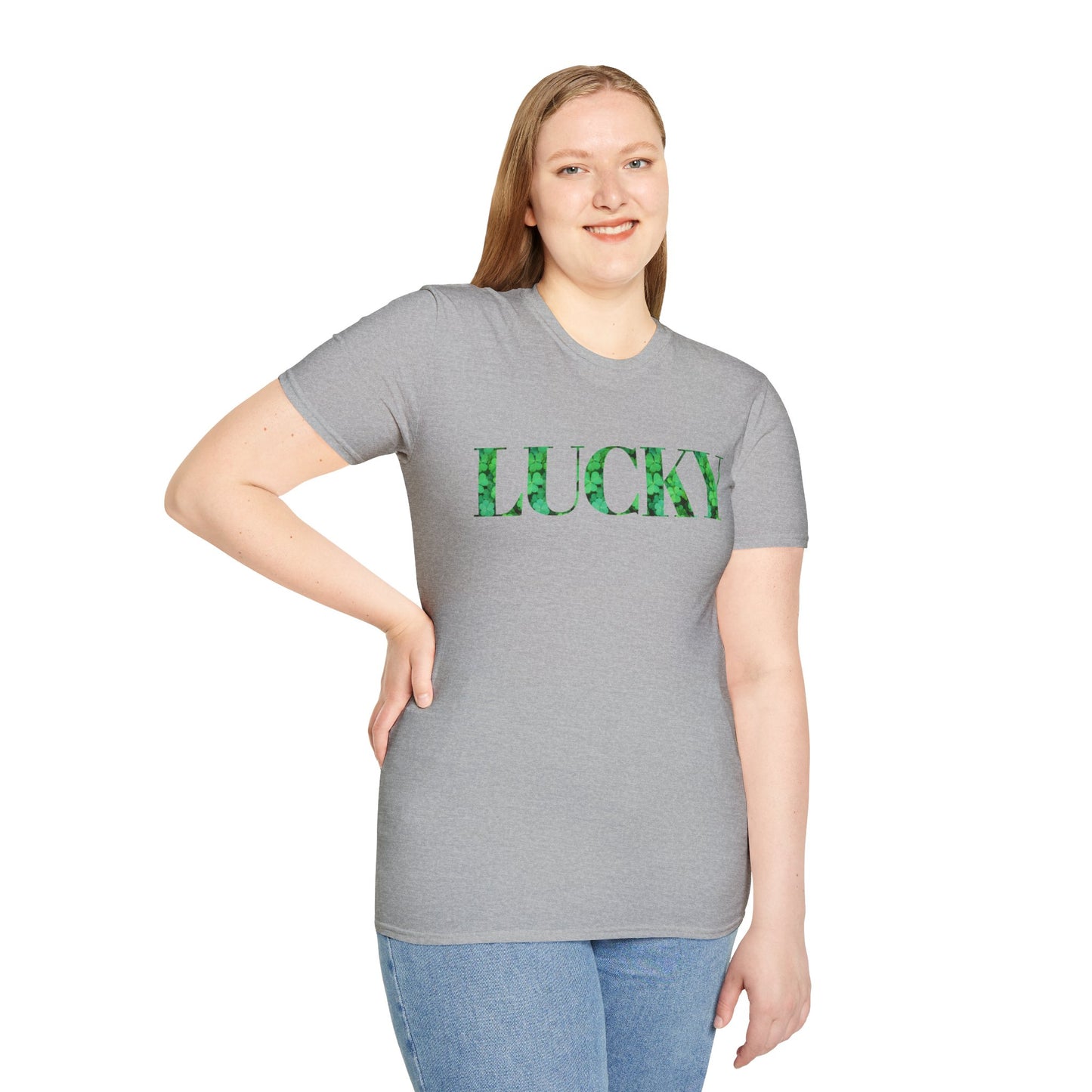 Lucky Green-Clover Unisex T-Shirt - Perfect for St. Patrick's Day & Everyday Wear