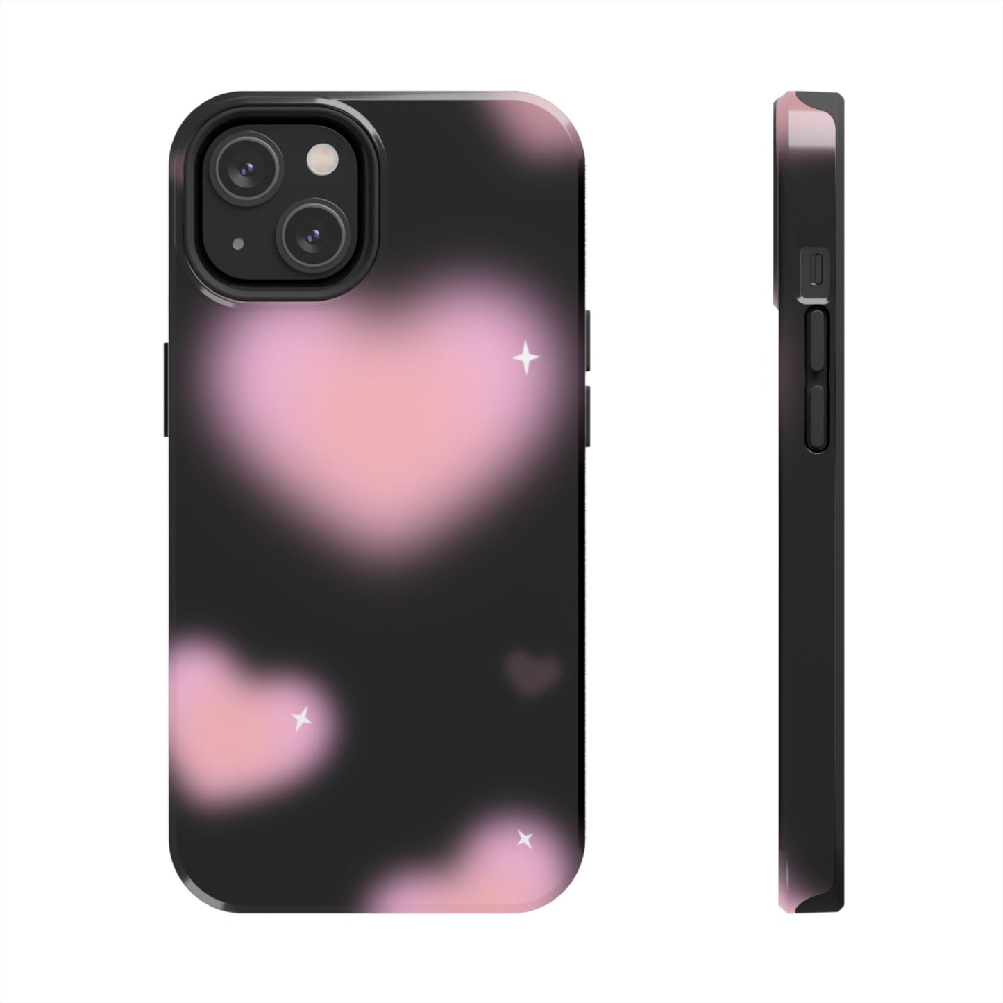 Romantic Pink Heart Pattern Phone Case