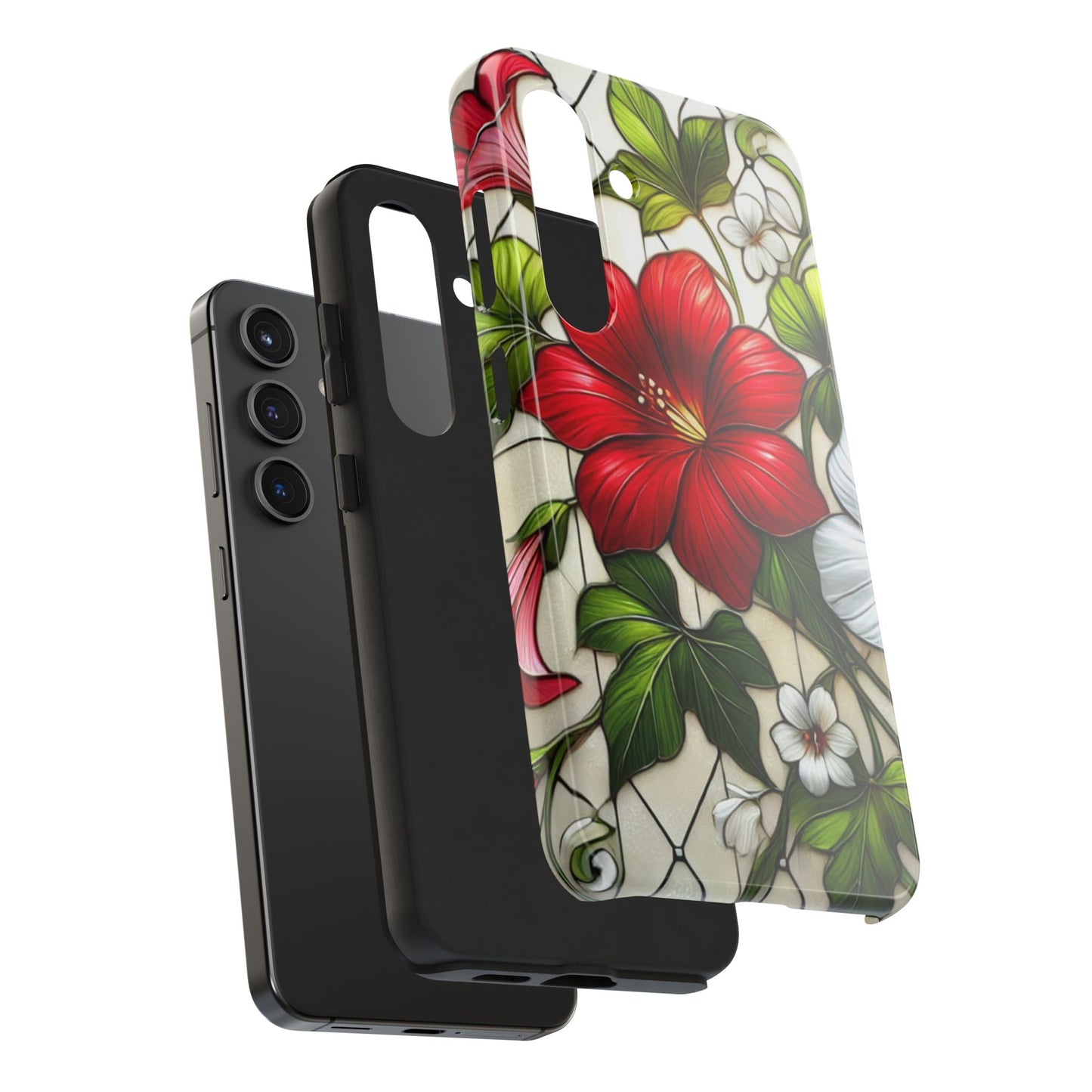 Tough Phone Case with Vibrant Floral Design - Perfect Gift for Nature Lovers