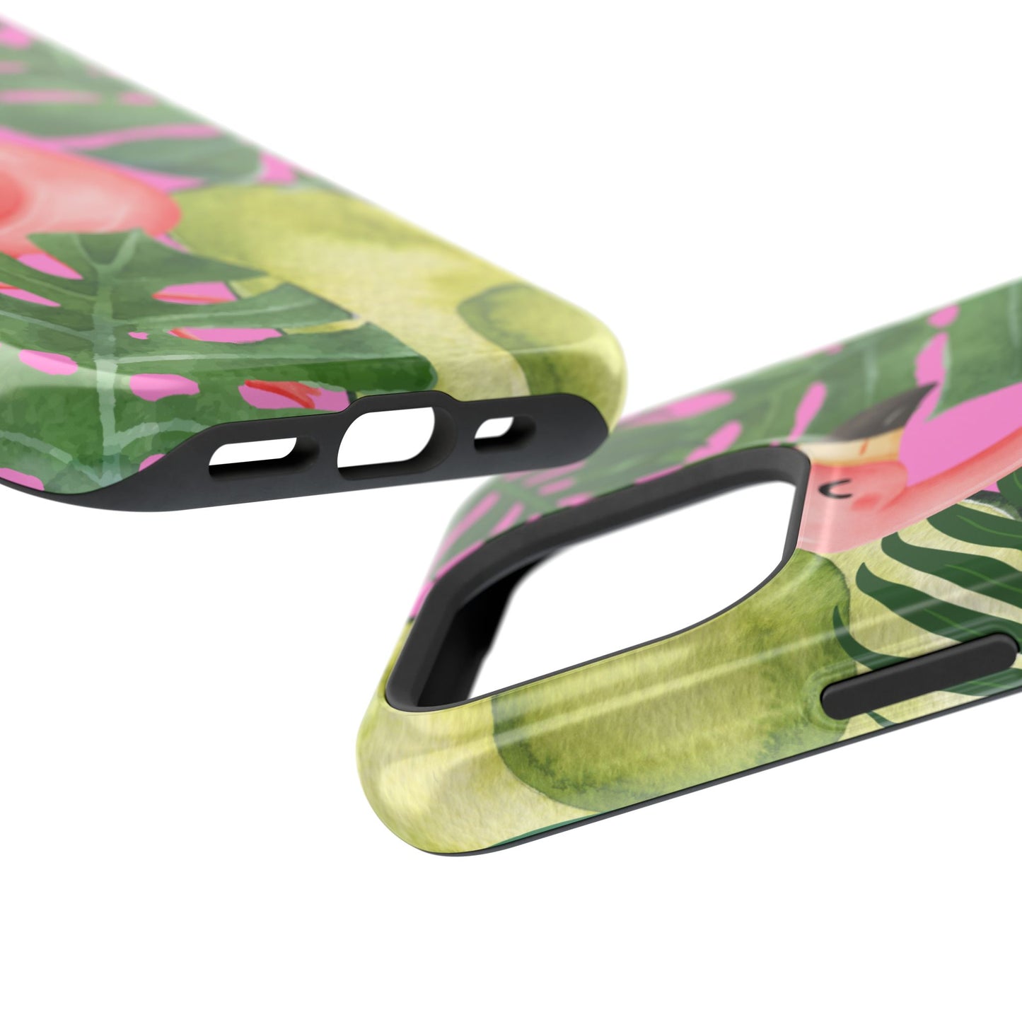 Tropical Flamingo, Cute, Summer Vibes MAGNETIC Tough Phone Case
