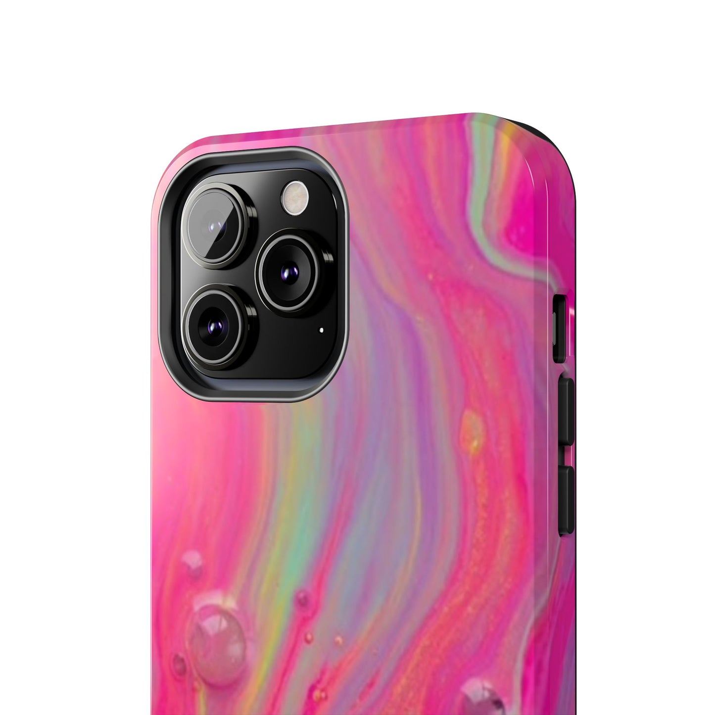 Colorful Swirl Futuristic Tough Phone Case, Stylish Durable Cover for Iphone
