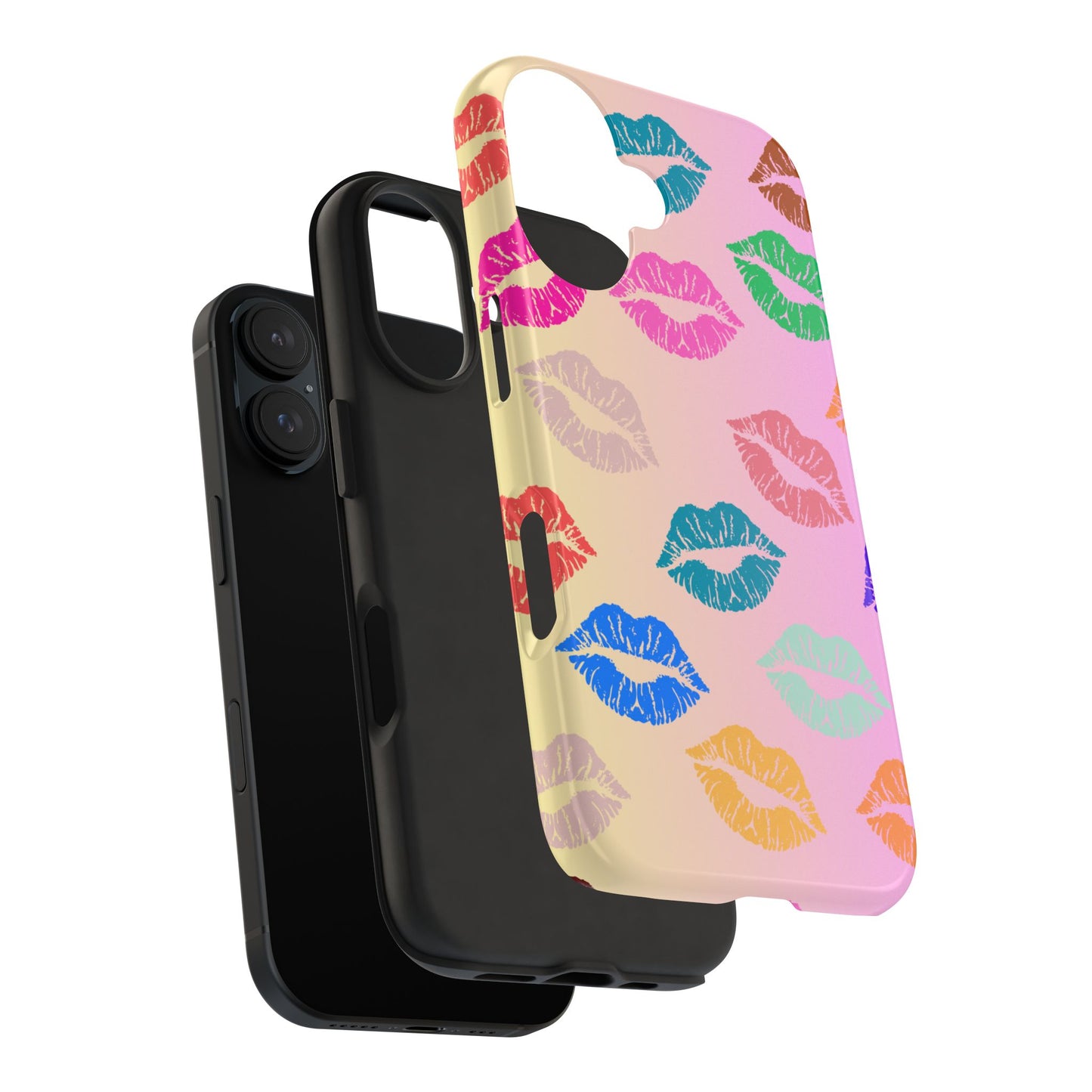 Kiss Print Tough Phone Cases Cute, Durable for Iphone