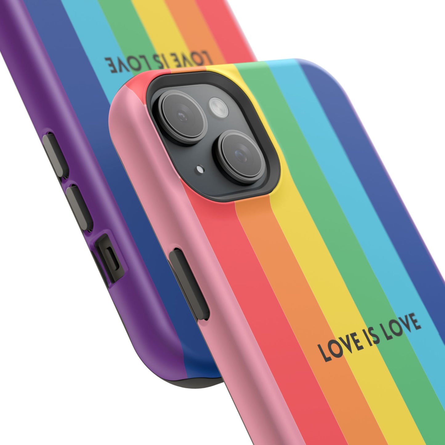 lOVE IS LOVE- Rainbow, LGBTQ+ Pride MAGNETIC Phone Case