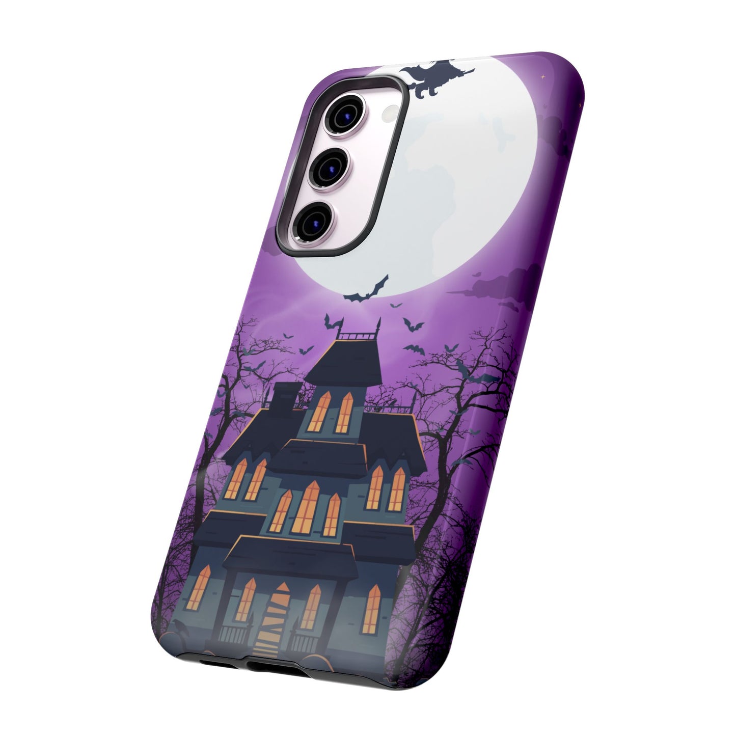 Halloween Haunted, Spooky House, Witchy Vibe Phone Case for Samsung