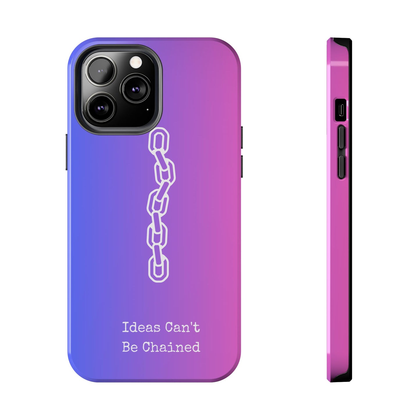 Inspirational, Motivational - Ideas Can't Be Chained Phone Cases