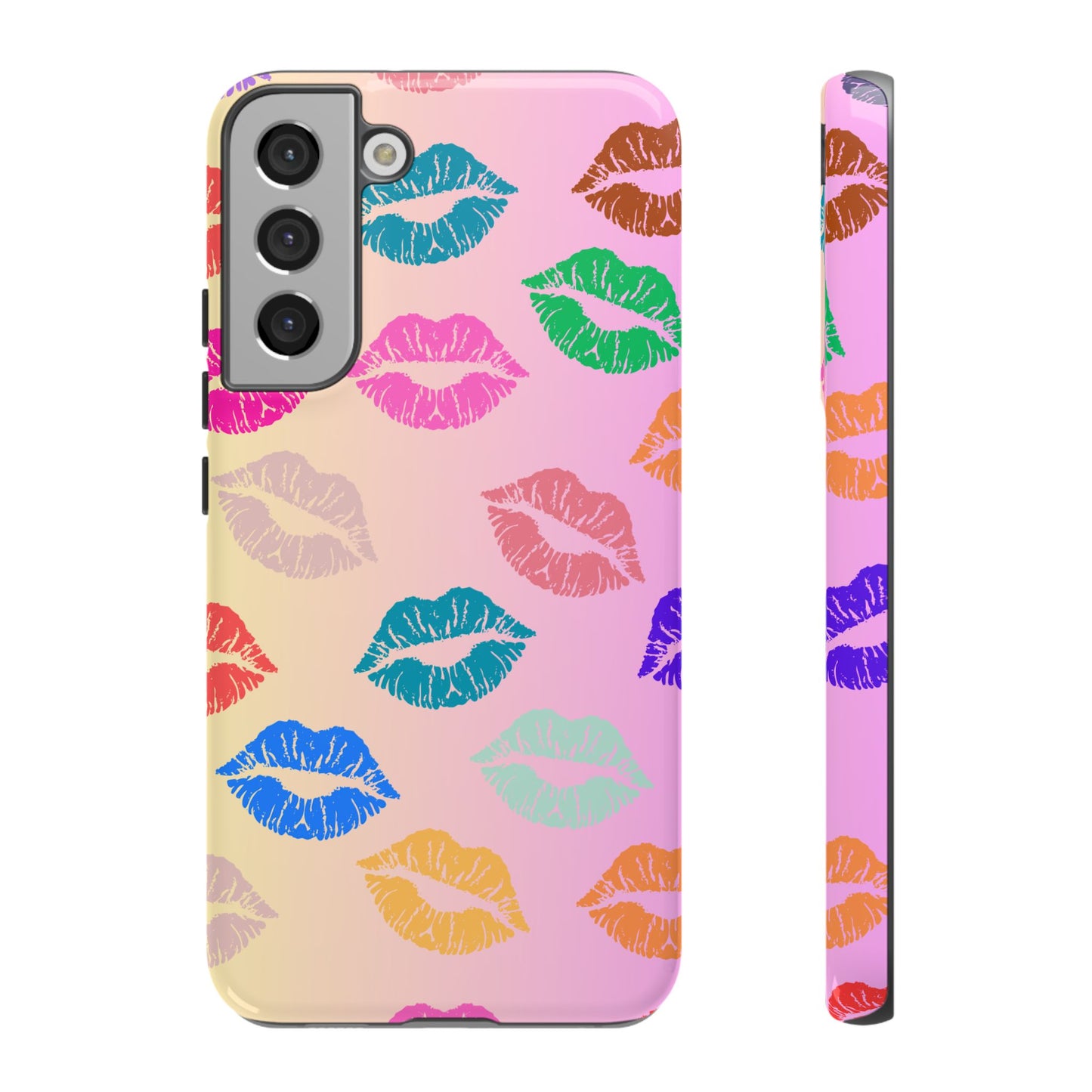 Kiss Print Tough Phone Cases Cute, Durable for Samsung