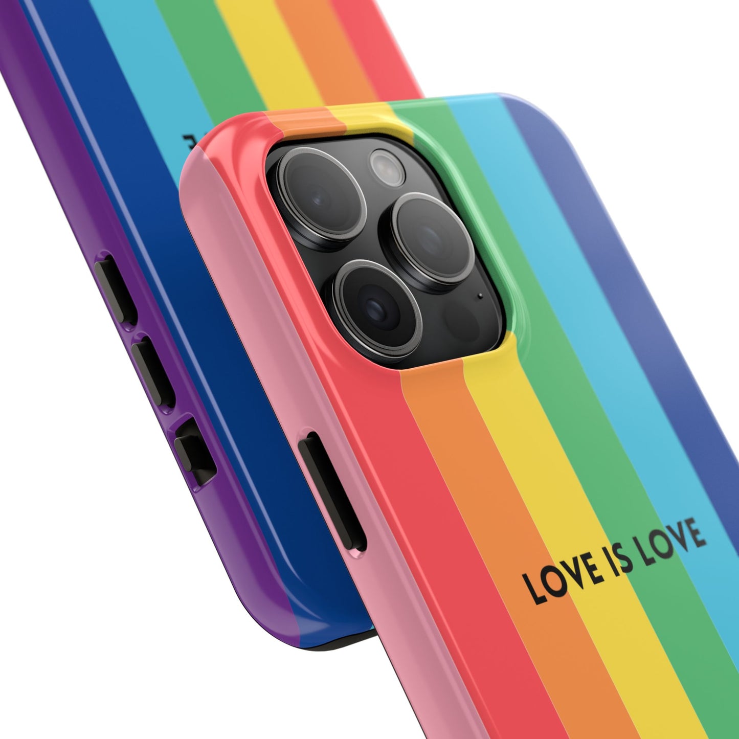 LOVE IS LOVE Colorful Love, Pride Tough Phone Case